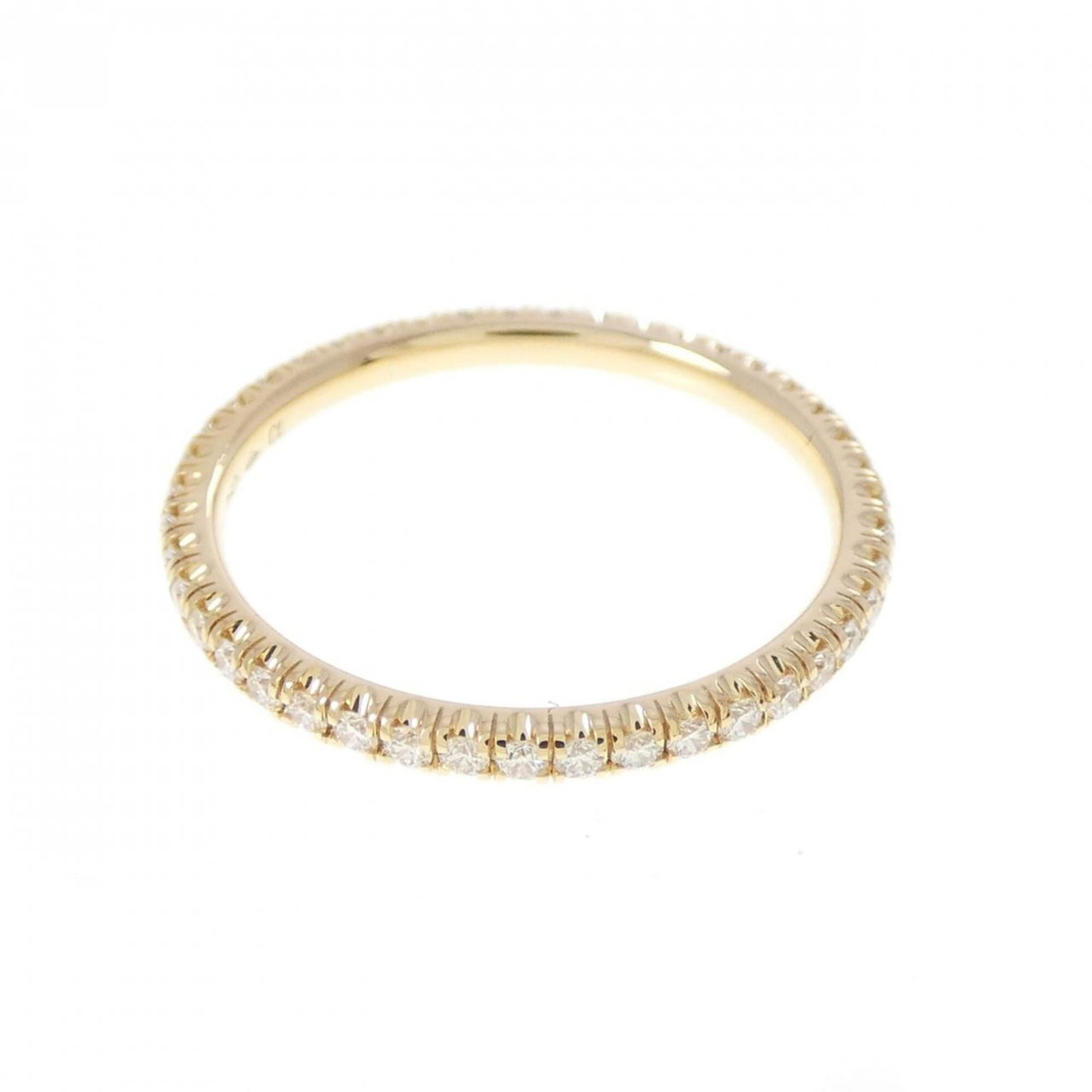 Yellow Gold Ring 18K Cartier: Yellow Gold Ring 18K Cartier Yellow Gold Ring 18K Cartier - A Like New Condition 45mm Band Ring in 18K Yellow Gold, bearing the signature of the renowned French luxury brand. This beautiful ring