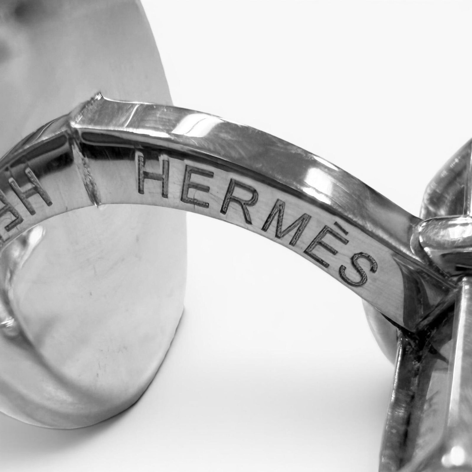 Hermes Cufflinks Silver 925 - 5