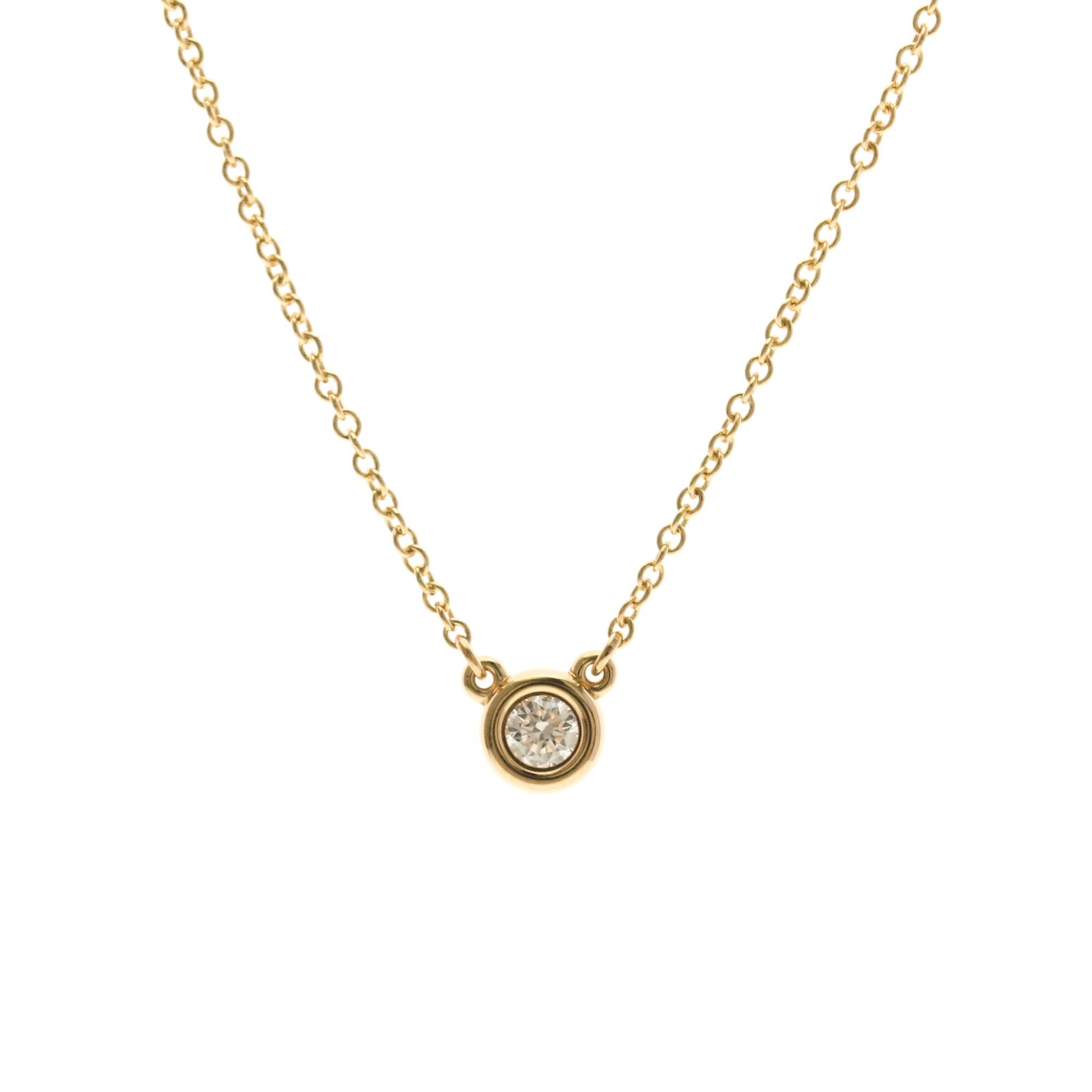 Tiffany Diamonds By The Yard Pink Gold (18K) Diamond Menwomen Fashion Pendant Necklace (Pink Gold): Tiffany Diamonds By The Yard Pink Gold (18K) Diamond Menwomen Fashion Pendant Necklace (Pink Gold) Pink Gold (18K) Diamond Pendant Necklace with 2.4g of Diamonds, A Statement Piece.This Tiffany