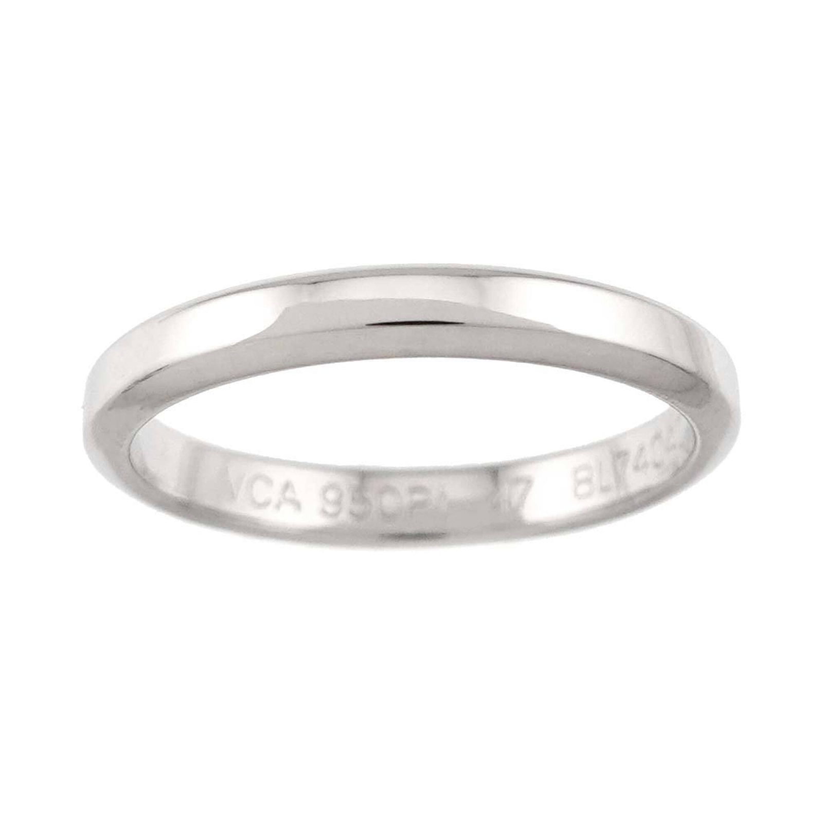 Band platinum ring van cleef arpels - 2
