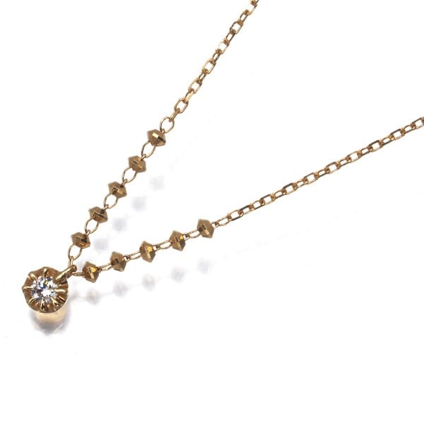 Vendome Necklace Diamond 18K 750 Yellow Gold: Vendome Necklace Diamond 18K 750 Yellow Gold Vendome Necklace Diamond 18K 750 Yellow Gold - A stunning pendant featuring a natural diamond set in 18k yellow gold, showcasing the beauty of a high-karat