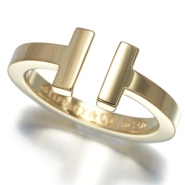 Tiffany Ring Square Yellow Gold 18K 750 Us5.5-5.75 Tiffany: Tiffany Ring Square Yellow Gold 18K 750 Us5.5-5.75 Tiffany Yellow Gold Tiffany Ring Square, 18k 750. A stunning square-shaped ring in 18k yellow gold, featuring the iconic Tiffany & Co. design. This e