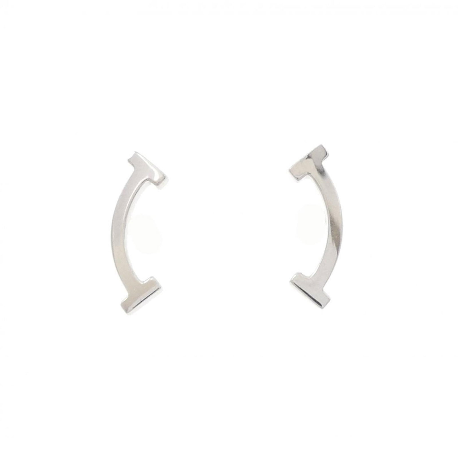 White Gold 18K Tiffany Stud Earrings: White Gold 18K Tiffany Stud Earrings White Gold 18K Tiffany Stud Earrings are crafted from high-quality white gold, offering a sleek and sophisticated look. With their classic stud design, these earri