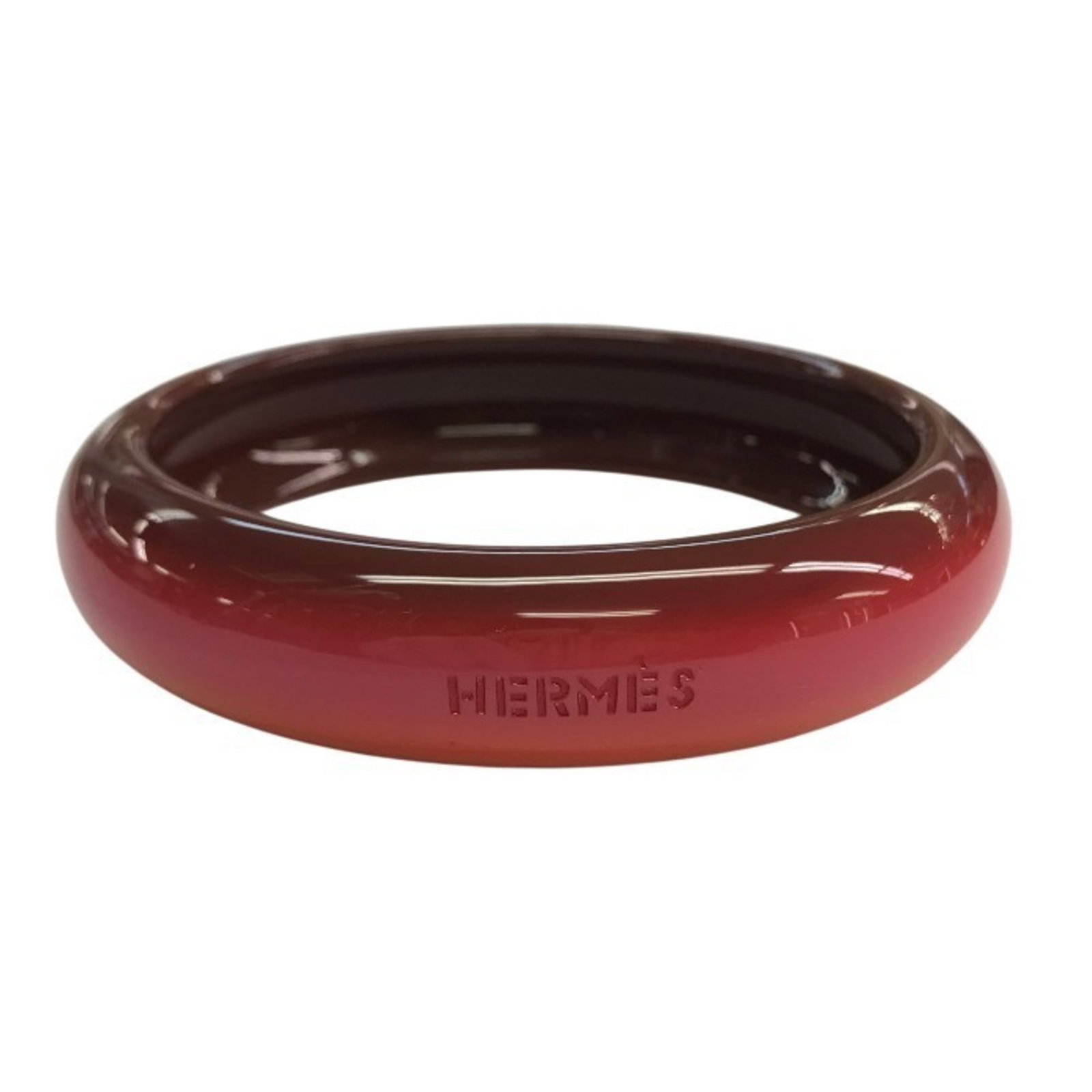 Wood Lacquer Bangle Hermes - 2