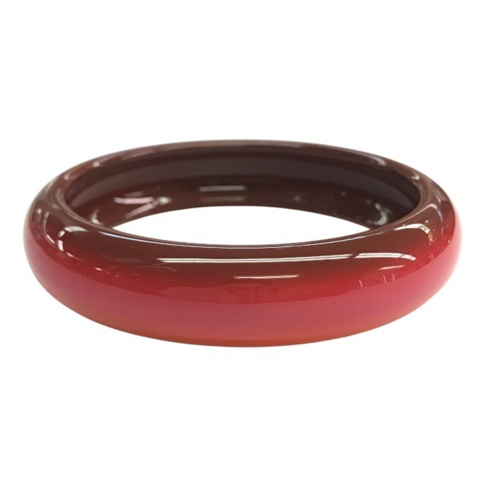 Wood Lacquer Bangle Hermes - 3