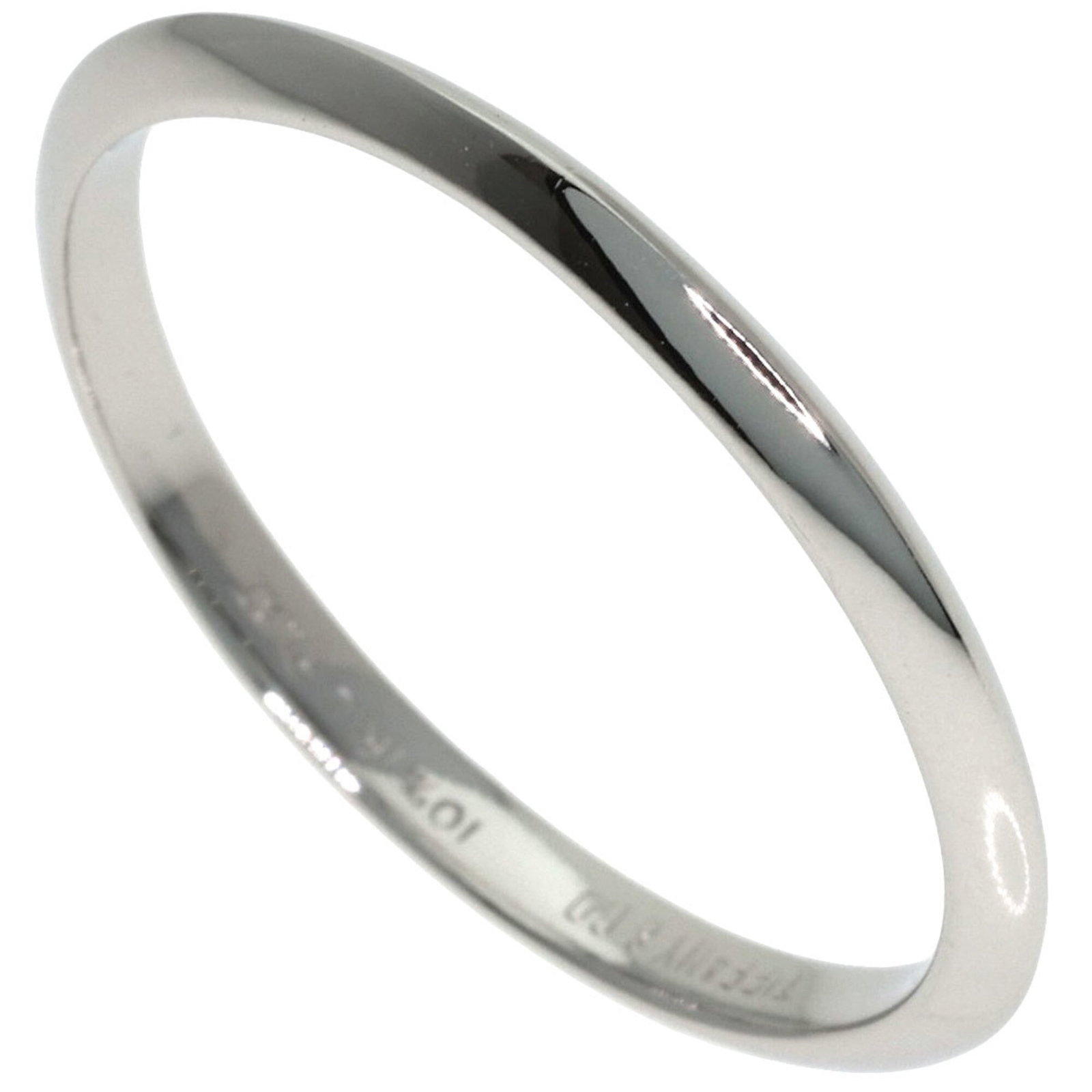 Tiffany Band Ring: Tiffany Band Ring Platinum band ring from Tiffany, featuring 950 platinum metal and a comfortable us size 8.5. The ring bears some minor scratches and dirt, but remains in very good condition with a