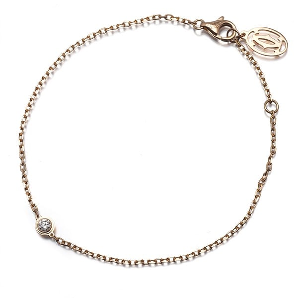 Cartier Bracelet Diamond D'Amour Sm 18K 750 Rose Gold (1 of 4)