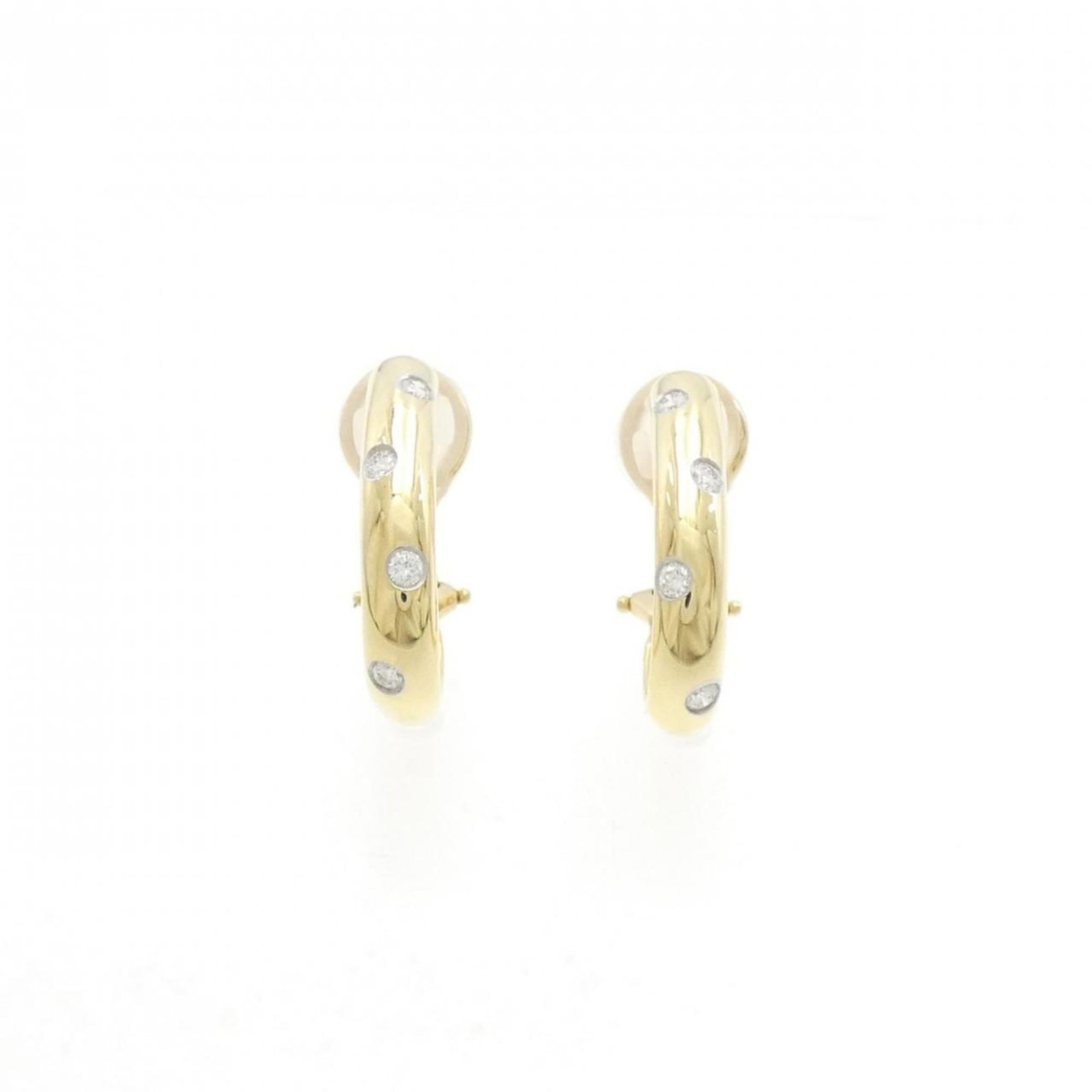 Tiffany Clip Earrings Platinum 950 Yellow Gold (18K): Tiffany Clip Earrings Platinum 950 Yellow Gold (18K) Platinum 950 Yellow Gold (18K) clip earrings from Tiffany feature a diamond stone, measuring 19.00mm x 3.90mm. The earrings are made from high-qual