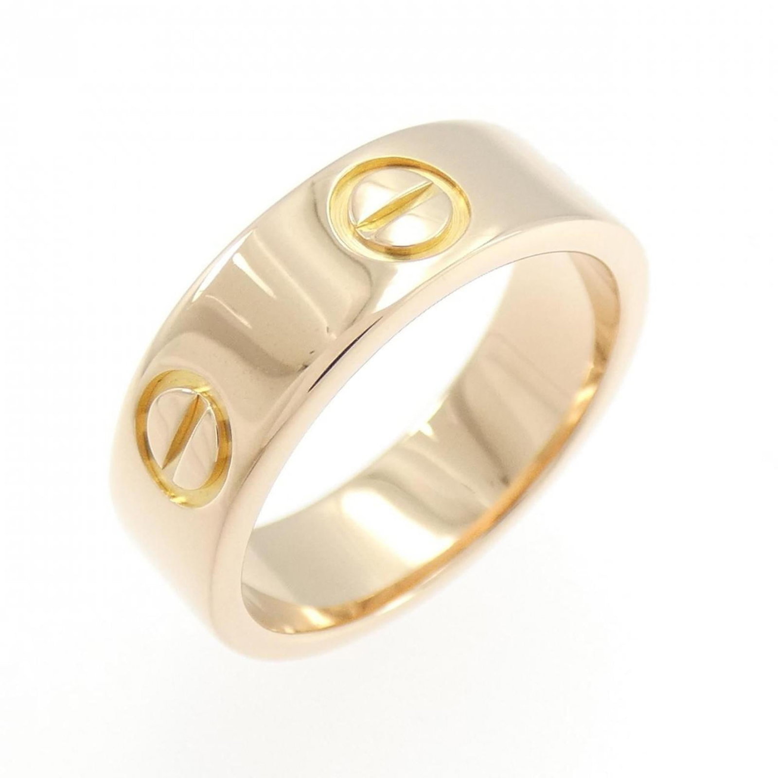 Pink gold 18k ring band from Cartier: Pink gold 18k ring band from Cartier Pink gold 18k band from Cartier, with its elegant pink hue and refined design. This lovely ring band boasts the signature style of the renowned luxury brand, Carti