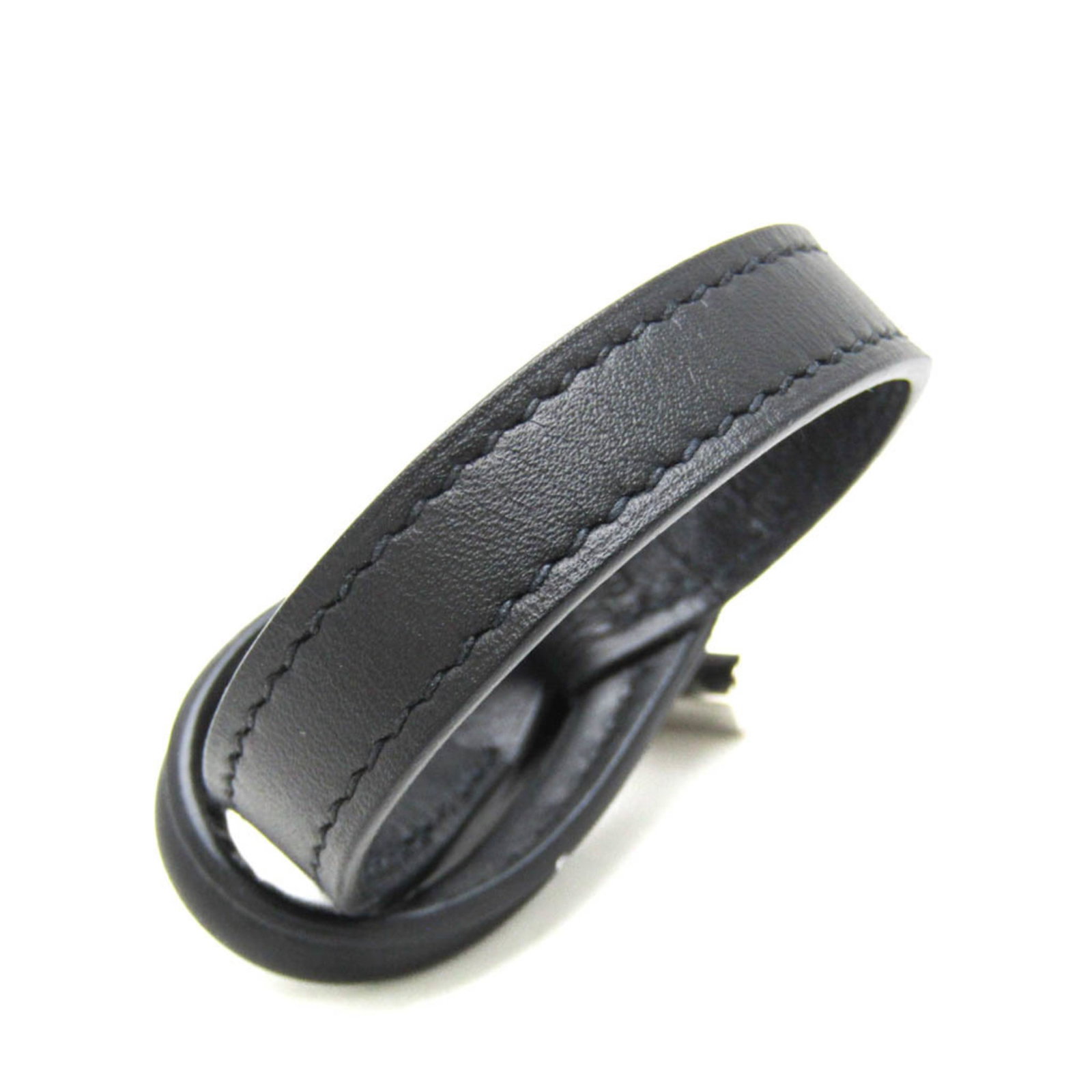 Metal leather bangle Hermes - 2