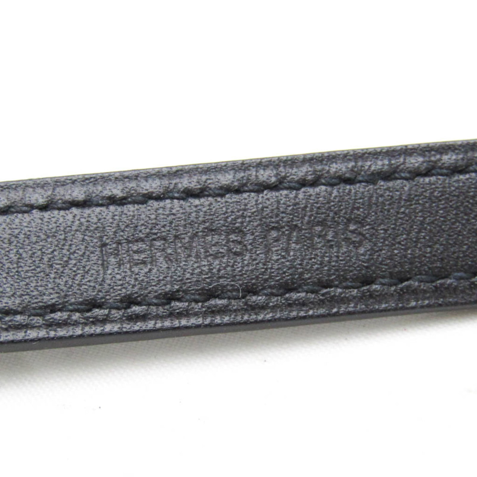 Metal leather bangle Hermes - 7