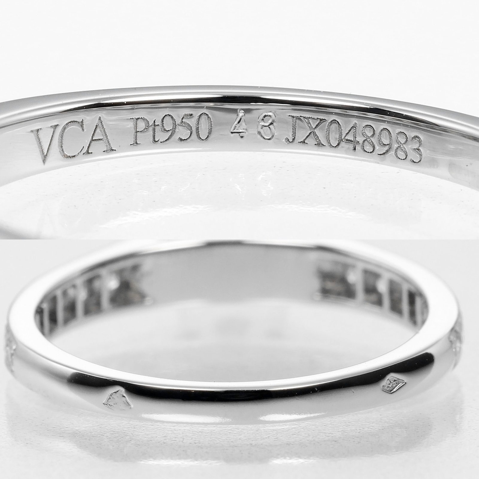 Band platinum ring van cleef arpels - 4