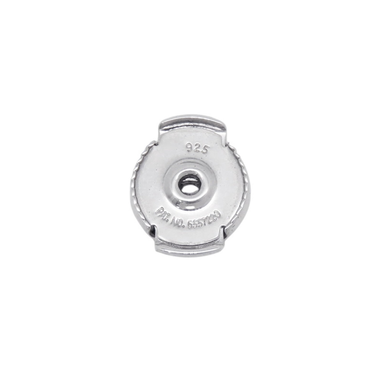 Hermes 925 Silver Earrings Stud - 8