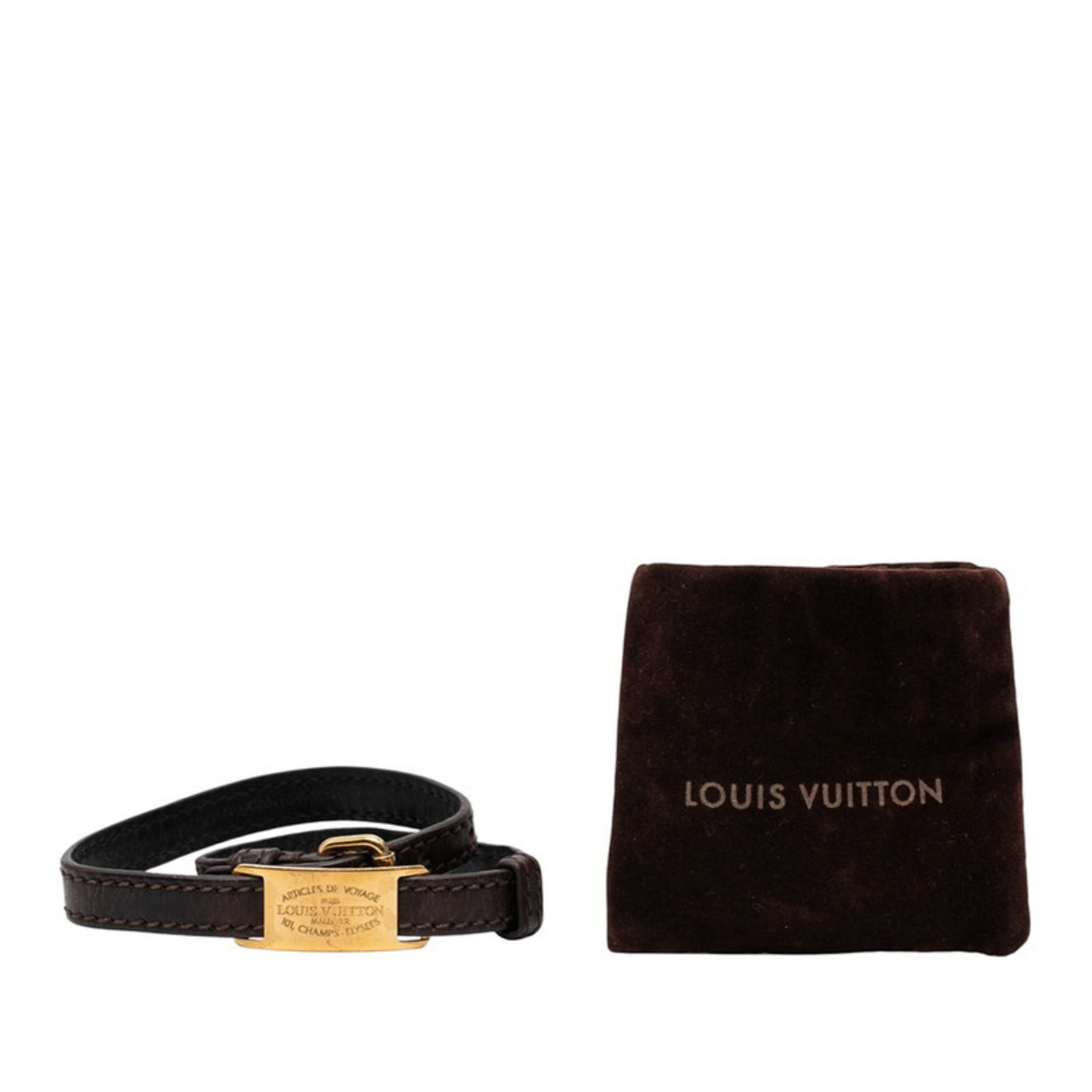 Charm Vuitton Leather Bracelet - 5