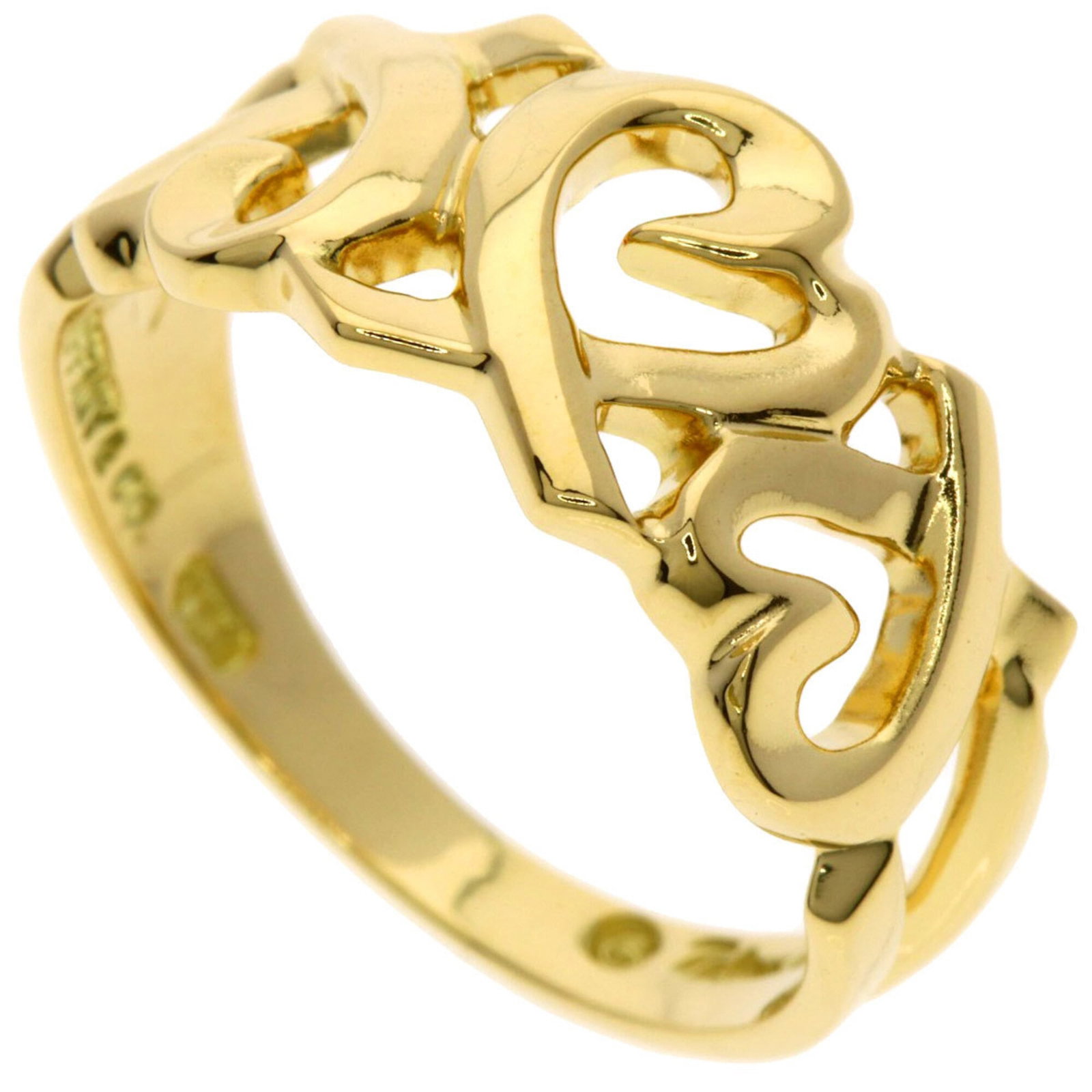 Tiffany Ring Gold Yellow 18K: Tiffany Ring Gold Yellow 18K Tiffany Ring Gold Yellow 18K - A Pre-Owned Luxury Accessory. This yellow gold band ring features 18k gold material and has a weight of 4.2g, measuring 6 in size. With its