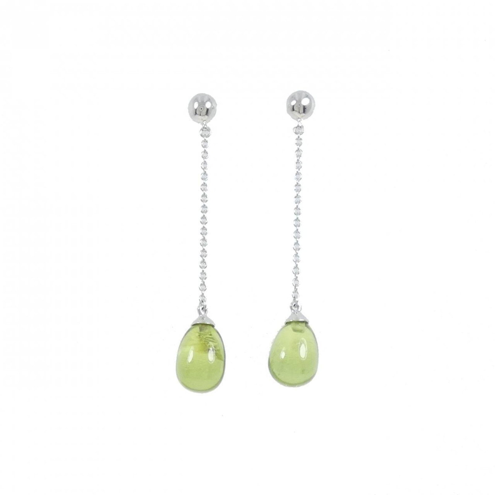 White Gold 18K Tiffany Drop Earrings: White Gold 18K Tiffany Drop Earrings White Gold 18K Tiffany Drop Earrings are crafted from high-quality white gold, measuring 42.10mm x 6.60mm in size. With a subtle drop design, these earrings showca