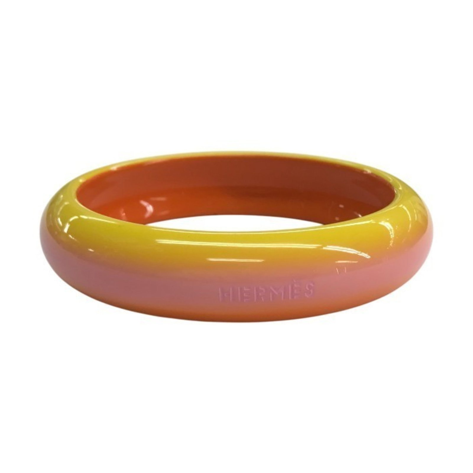 Wood Lacquer Bangle Hermes - 2