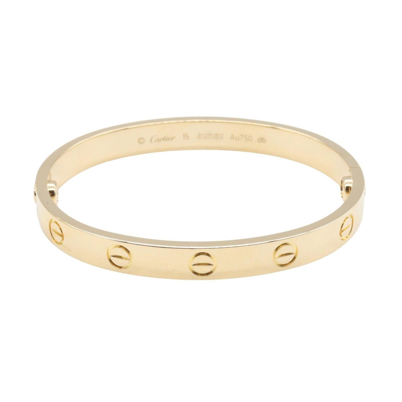 Cartier Charm Bracelet Yellow Gold 18k: Cartier Charm Bracelet Yellow Gold 18k Cartier Charm Bracelet Yellow Gold 18k, a delicate and elegant accessory, features a gold tone with subtle signs of use. The 14cm length provides a comfortable f