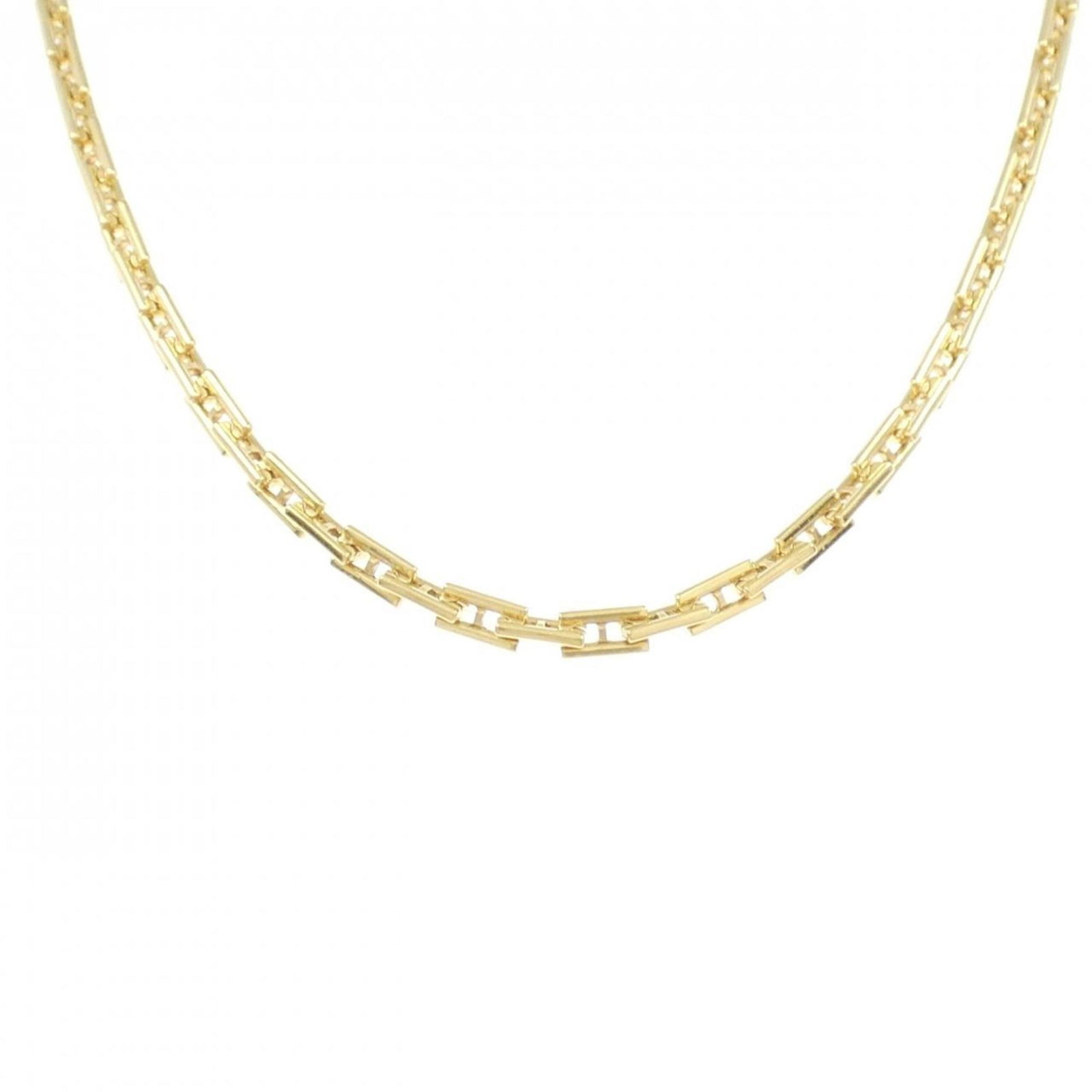 Hercules Hermes Necklace: Hercules Hermes Necklace Yellow gold (18K) necklace with a classic design, bearing a signature. The 42 cm / 16.53'' circumference offers a comfortable fit for women. A few traces of usage and minor sc