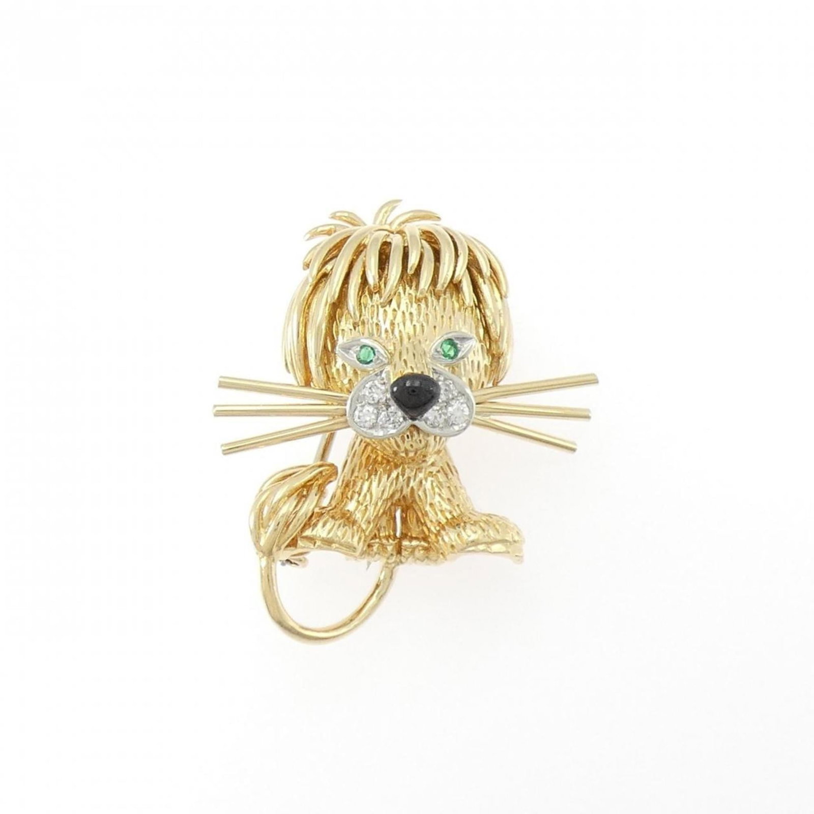 Yellow Gold White Gold Van Cleef Arpels 18k: Yellow Gold White Gold Van Cleef Arpels 18k 18k Yellow Gold and White Gold Van Cleef & Arpels Brooch in Excellent Condition. This beautiful brooch showcases a striking combination of white gold and