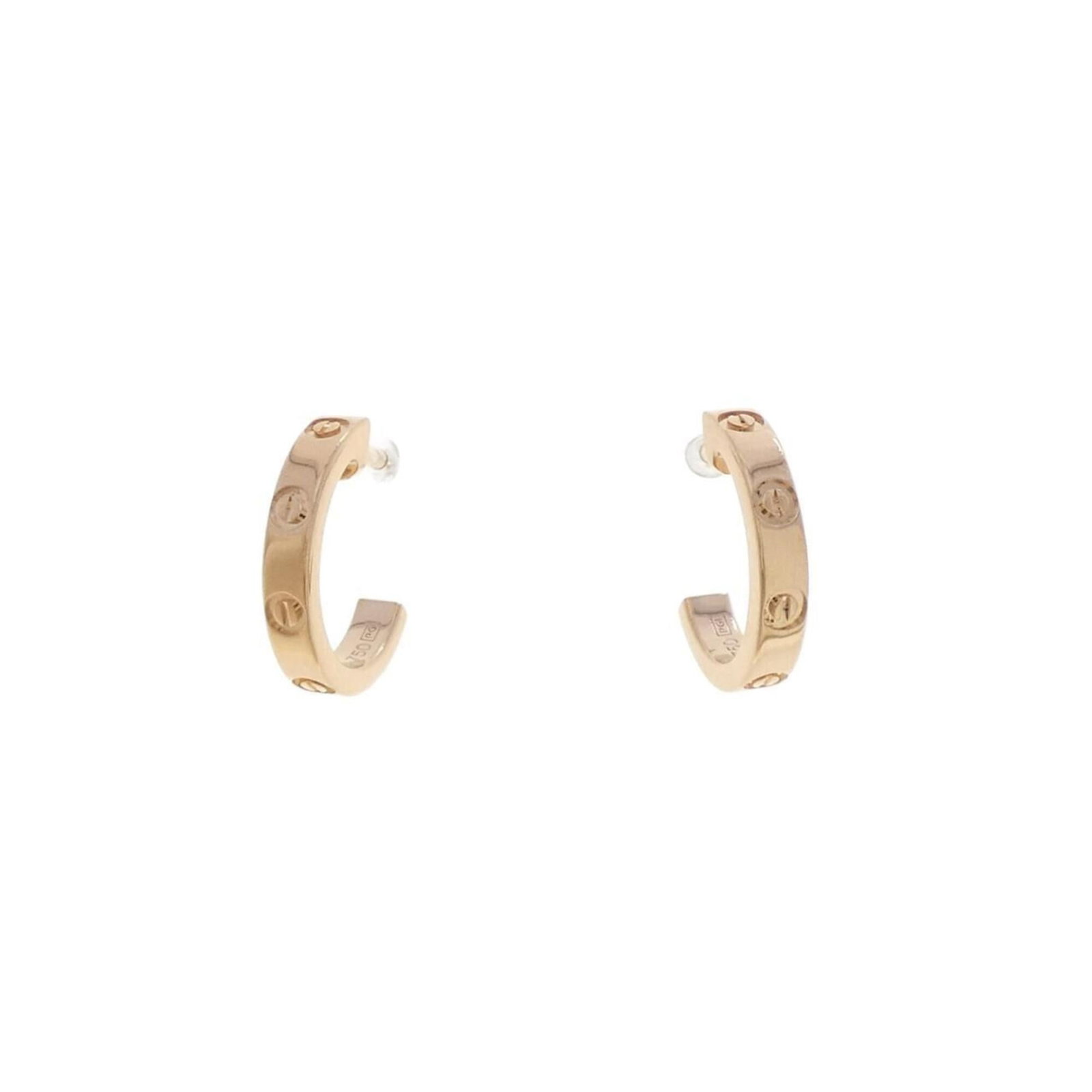 Pink Gold 18K Cartier Earrings Stud (1 of 4)