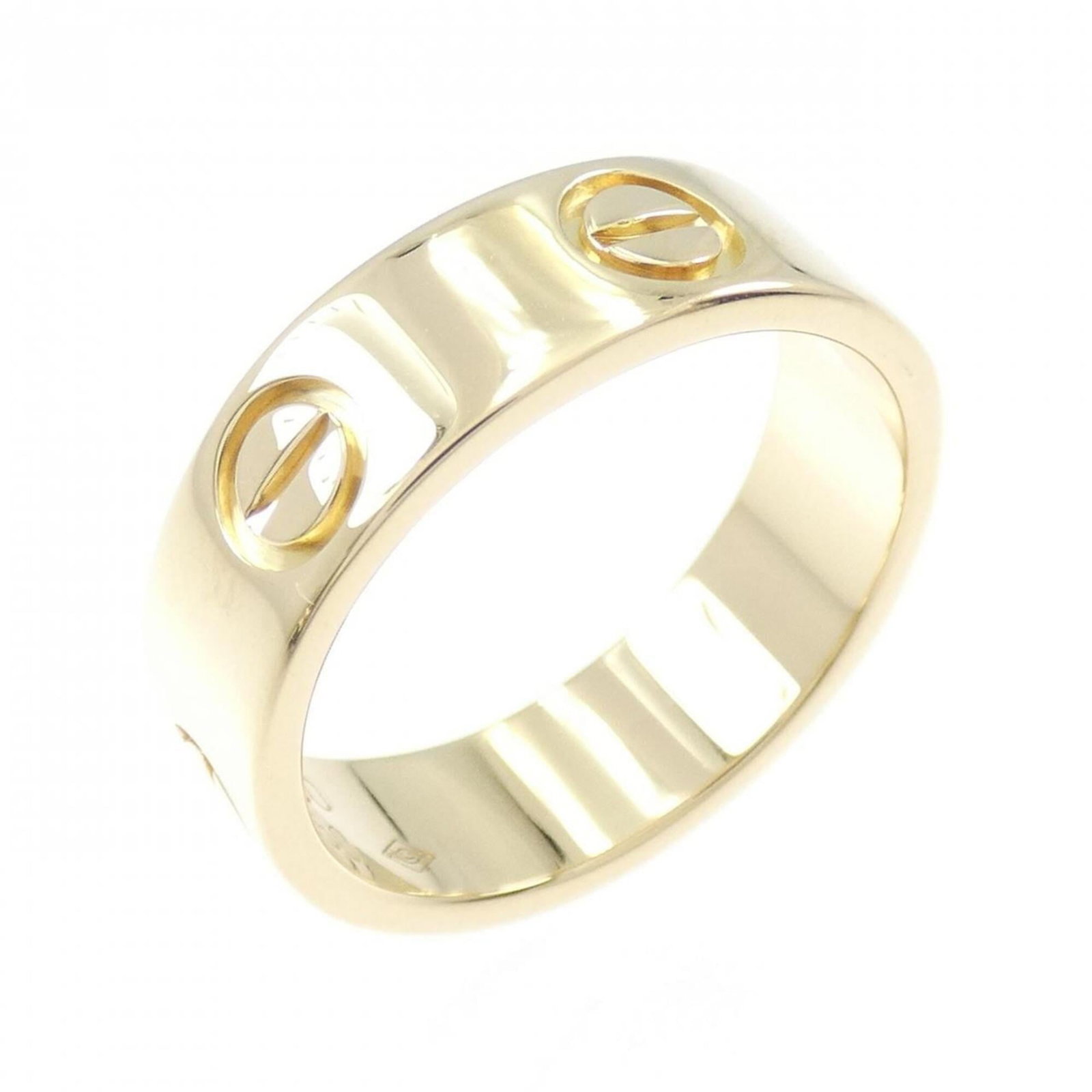 Yellow Gold Ring 18K Cartier: Yellow Gold Ring 18K Cartier Yellow Gold Ring 18K Cartier - A Timeless Classic. This beautiful 18K yellow gold band ring bears the signature of its renowned creator, Cartier. With a few traces of usag
