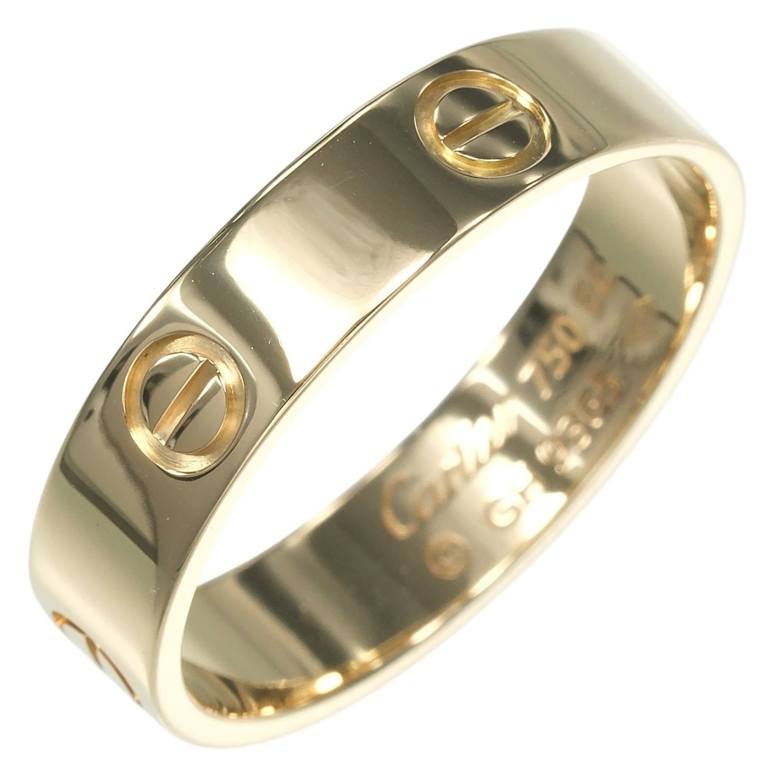 Yellow Gold Ring 18K Cartier: Yellow Gold Ring 18K Cartier Yellow Gold Ring 18K Cartier - A Like New Condition 66 Us Size 12.5 Band Ring Made from High-Quality 18K Yellow Gold, This Ring Features a Classic Design and Minimal