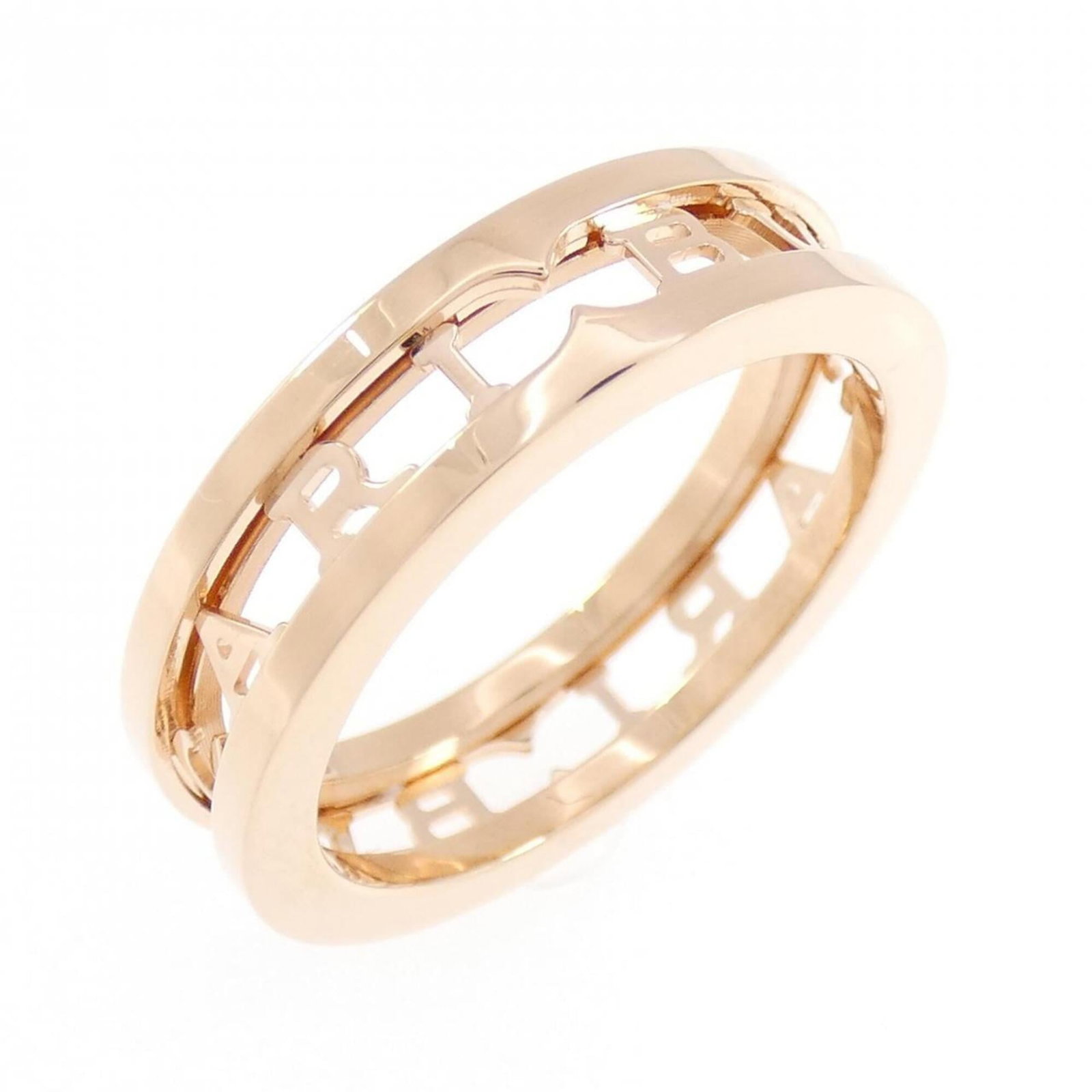 Pink Gold 18K Bvlgari Band Ring (1 of 3)