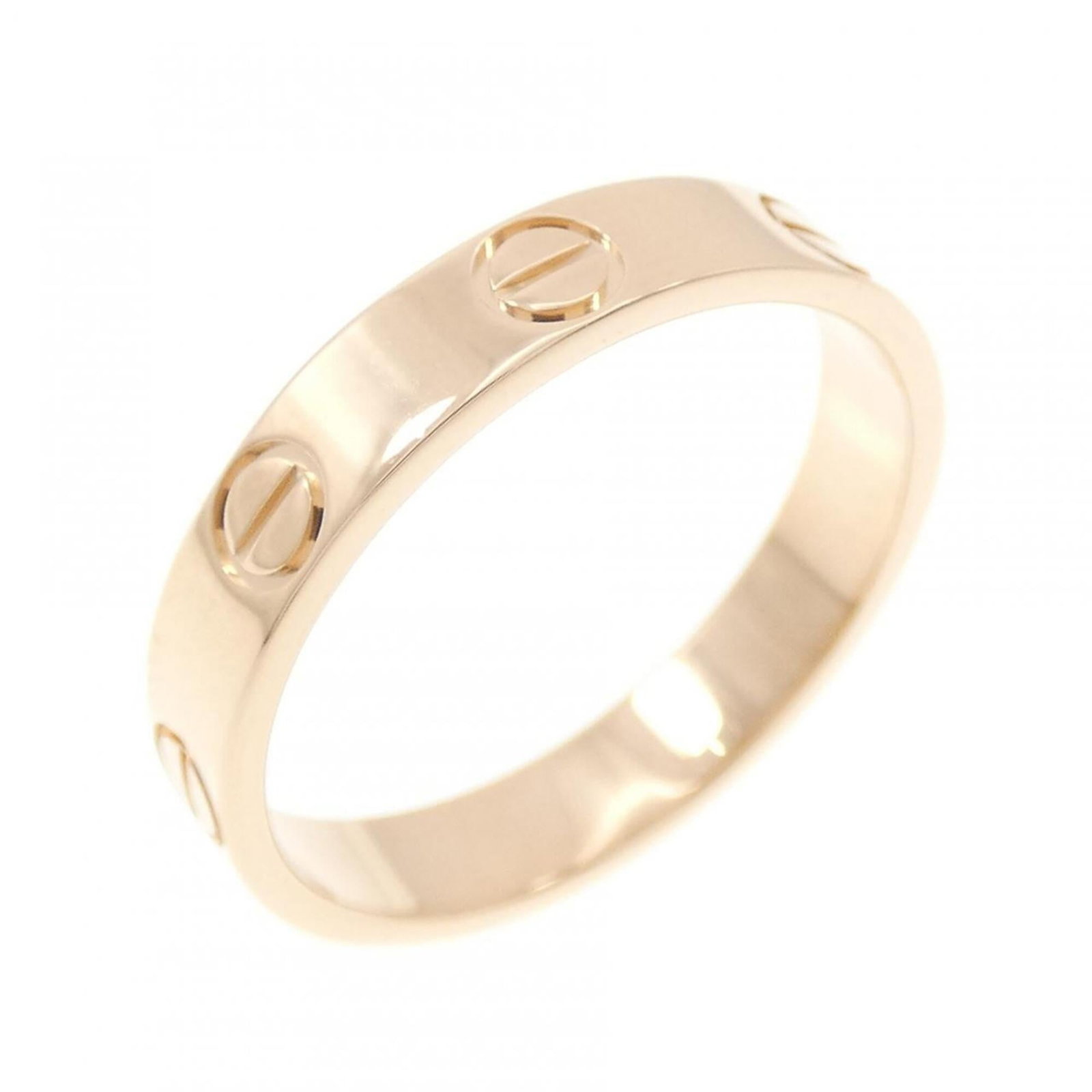 Pink gold 18k ring band from Cartier: Pink gold 18k ring band from Cartier Pink gold 18k ring band from Cartier, featuring a classic design in a vibrant pink hue. This used item shows hardly any signs of wear and is presented as like new.