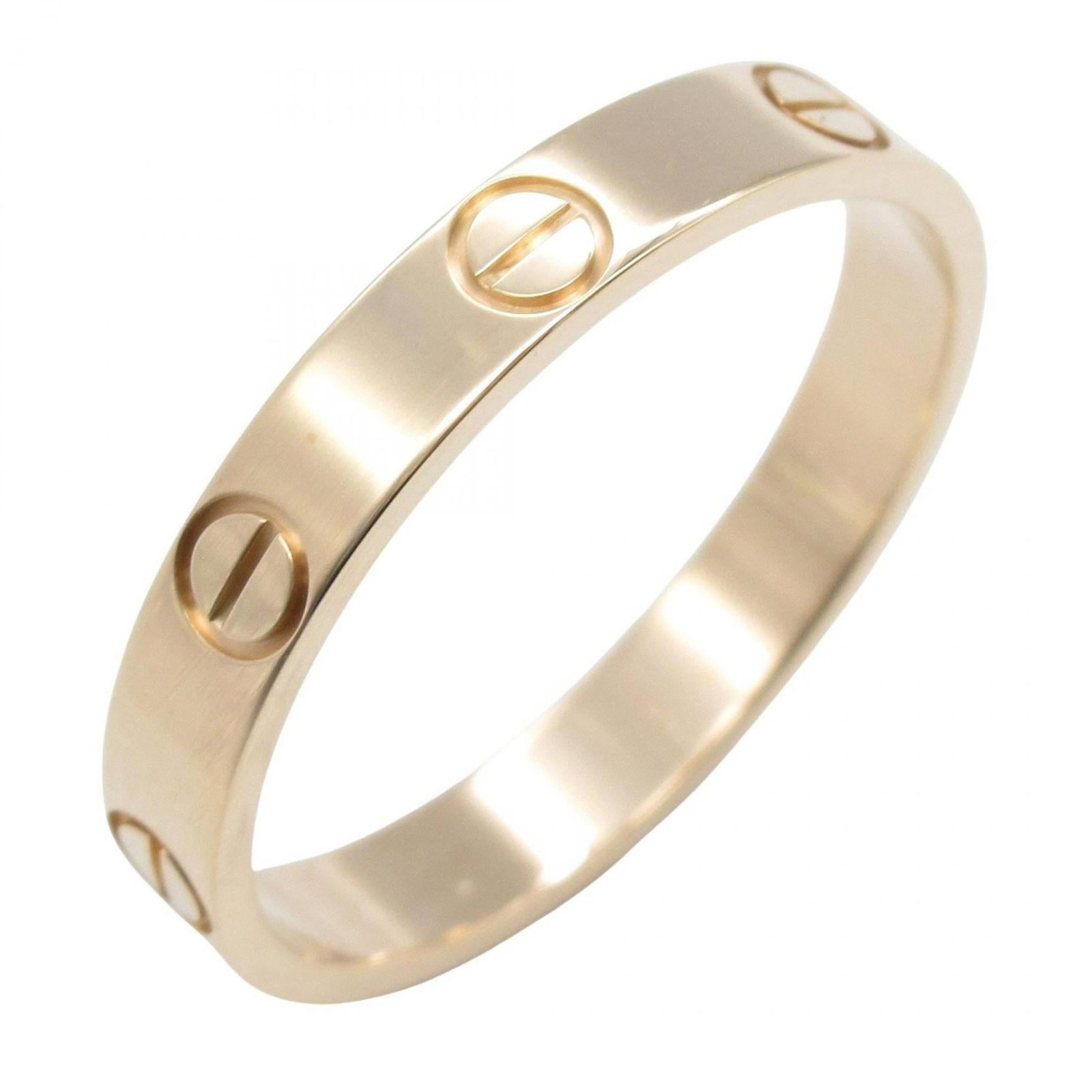 Pink gold 18k ring band from Cartier: Pink gold 18k ring band from Cartier Pink gold 18k ring band from Cartier, featuring a timeless design in a luxurious pink hue. The item boasts a high-quality construction with some minor signs of wea