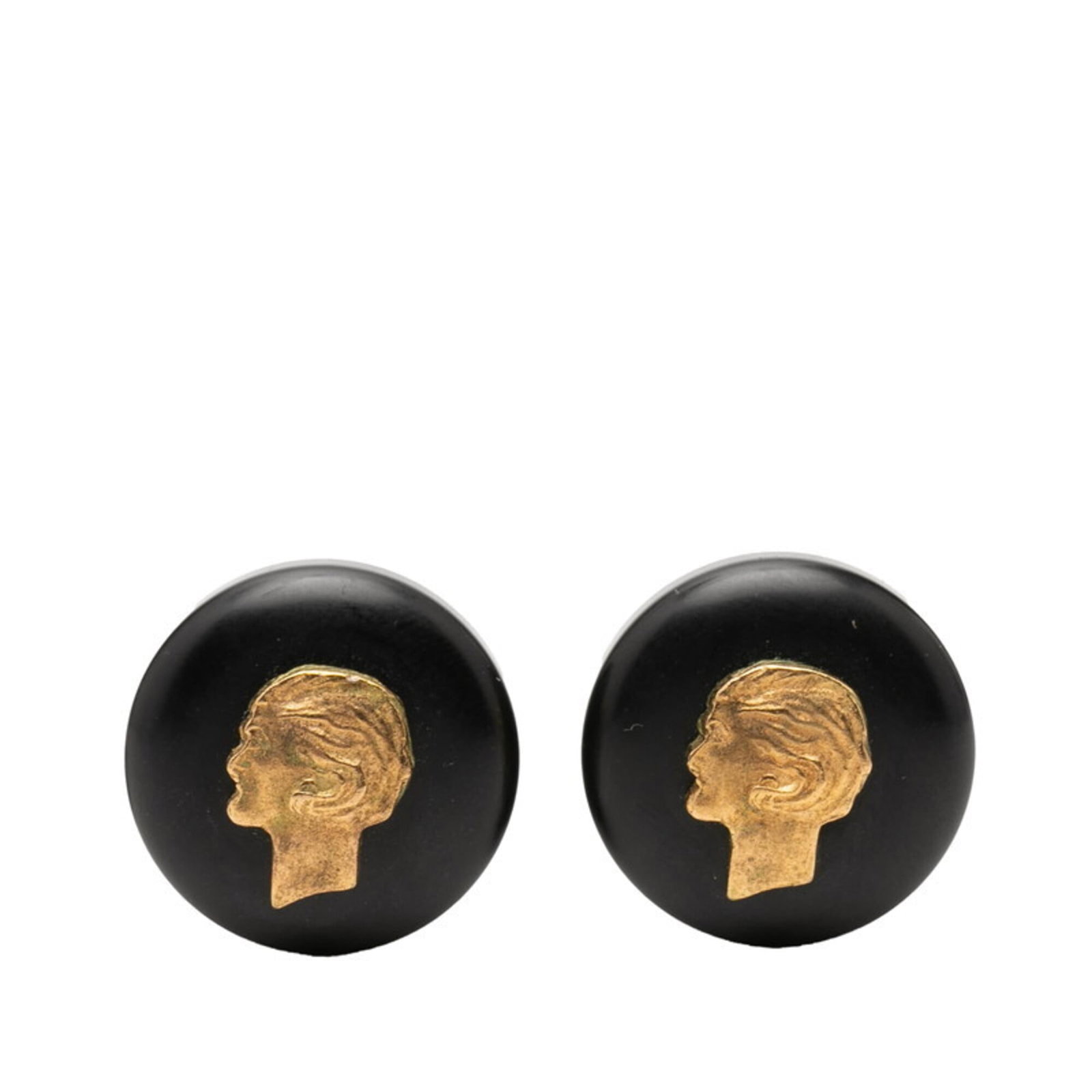Chanel Clip Earrings Gold Plating Plastic: Chanel Clip Earrings Gold Plating Plastic Gold-plated and sleek, these Chanel clip earrings feature a timeless design with a touch of luxury. Made from plastic with a gold plating finish, they add a s