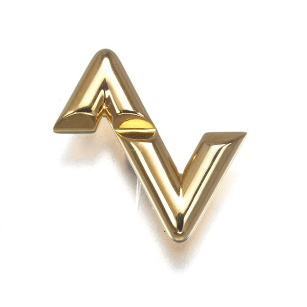Louis Vuitton Single Earring Lv Vault Upside Down 18K 750 Yellow Gold (1 of 6)