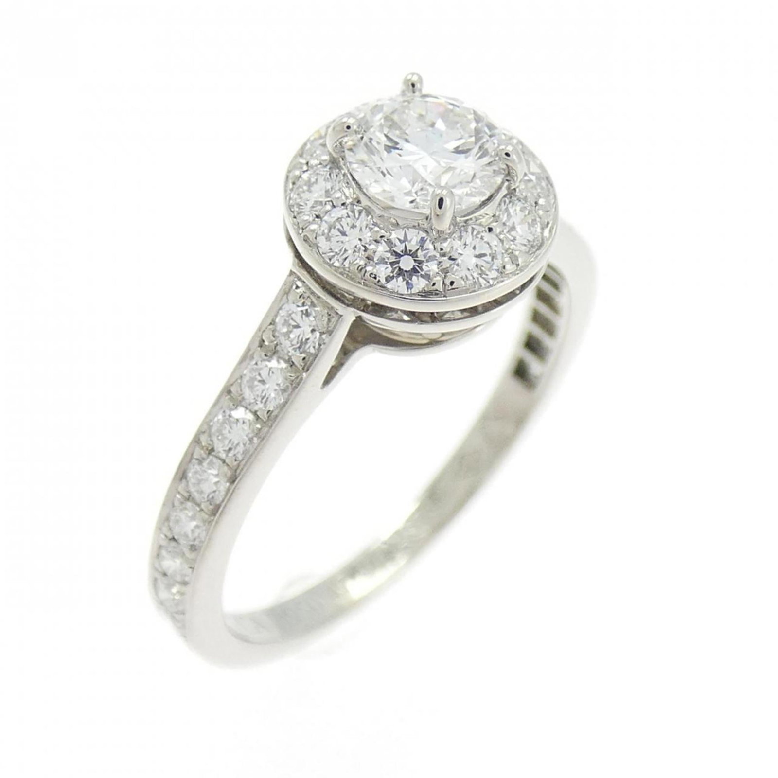 Band platinum ring van cleef arpels (1 of 5)