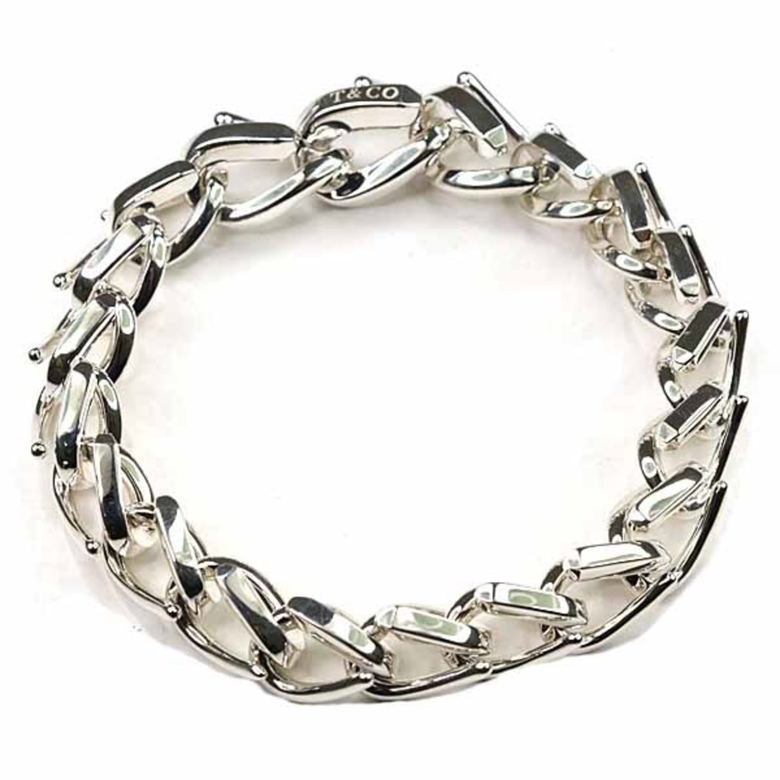Silver Tiffany Link Bracelet (1 of 6)