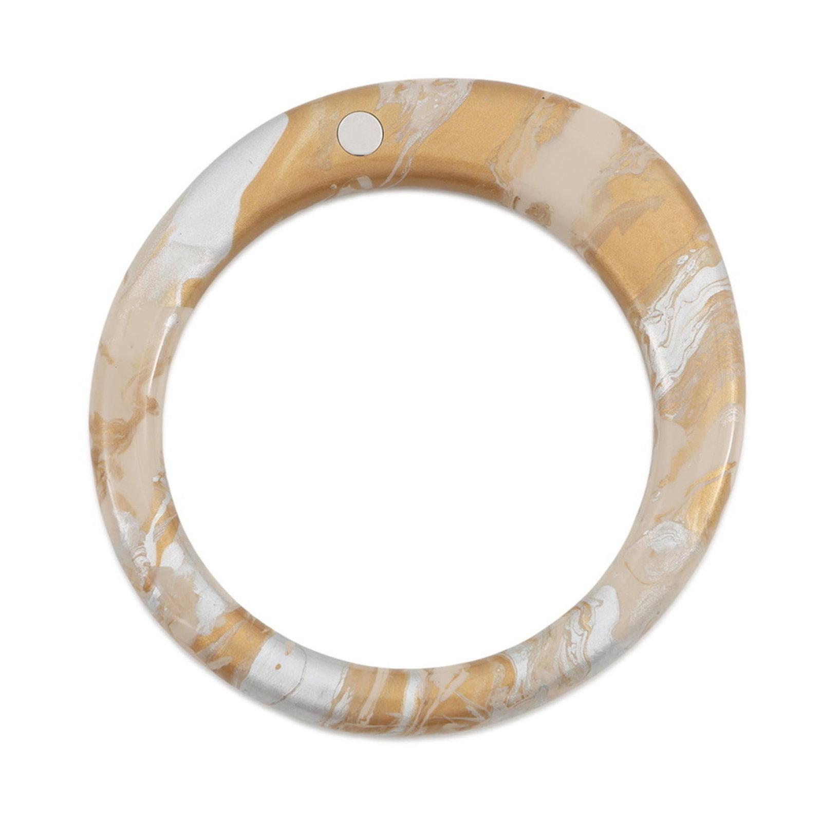 Hermes Charm Bracelet Lacquer Wood: Hermes Charm Bracelet Lacquer Wood Lacquer wood and silver charm bracelet from the renowned French fashion house Hermes, featuring a beautiful brown finish. This 20cm long charm bracelet boasts mint