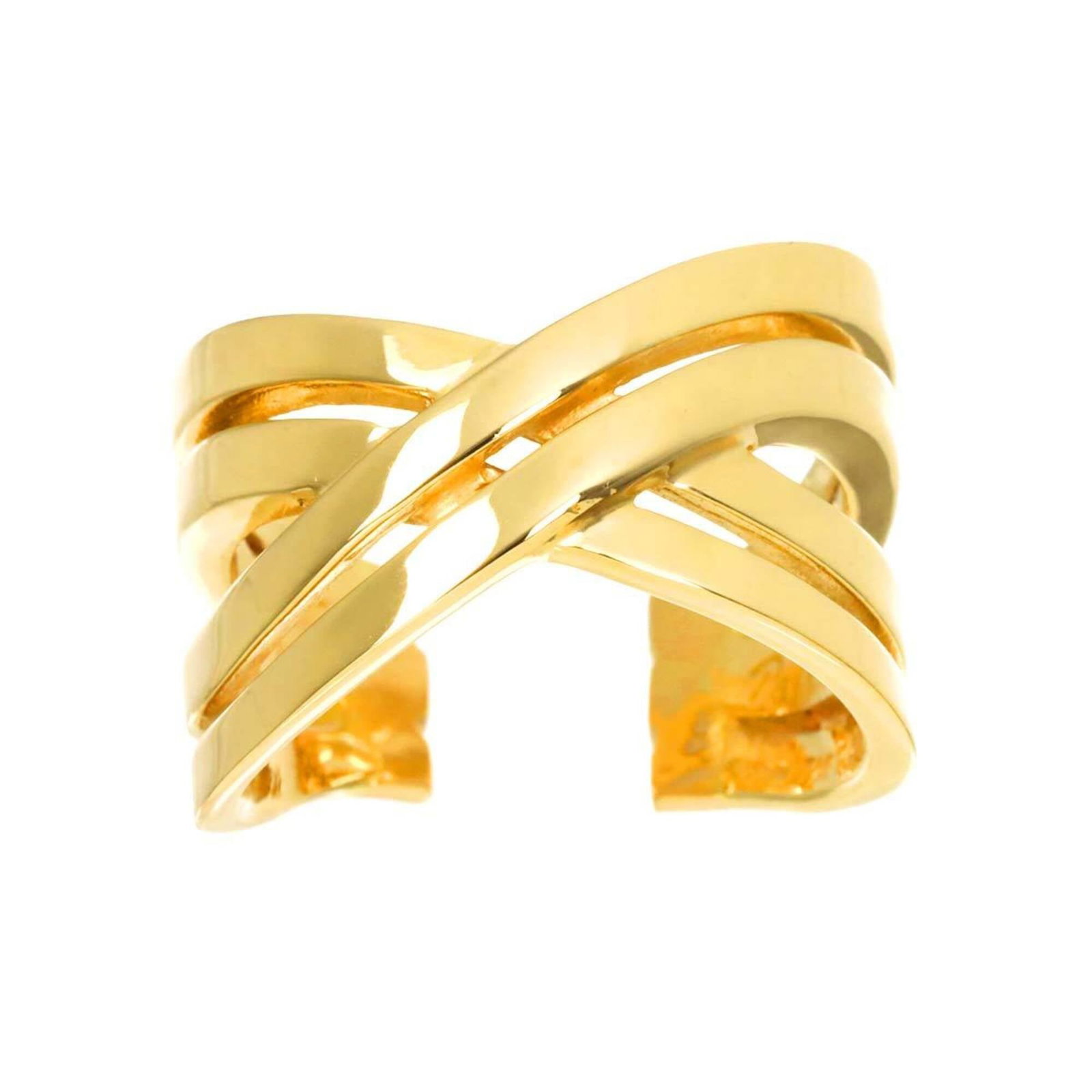 Tiffany Ring Gold Yellow 18K: Tiffany Ring Gold Yellow 18K Yellow Gold 18K Tiffany Ring Band for Women - Like New Condition. This beautiful band features 18k yellow gold, a classic and timeless design that will complement any styl