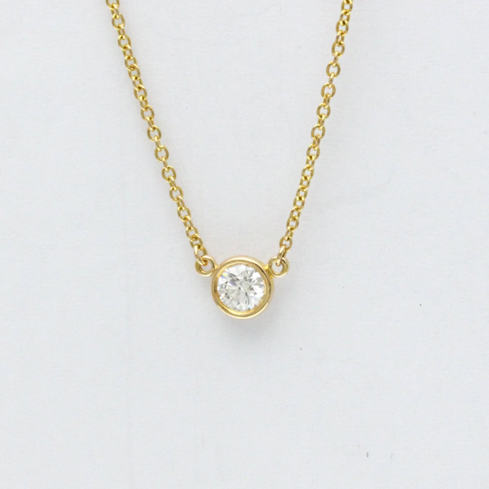 Tiffany Diamonds By The Yard Pink Gold (18K) Diamond Menwomen Fashion Pendant Necklace Carat/ 0.18: Tiffany Diamonds By The Yard Pink Gold (18K) Diamond Menwomen Fashion Pendant Necklace Carat/ 0.18 Tiffany Diamonds By The Yard Pink Gold (18K) pendant necklace boasts a vibrant pink gold hue and