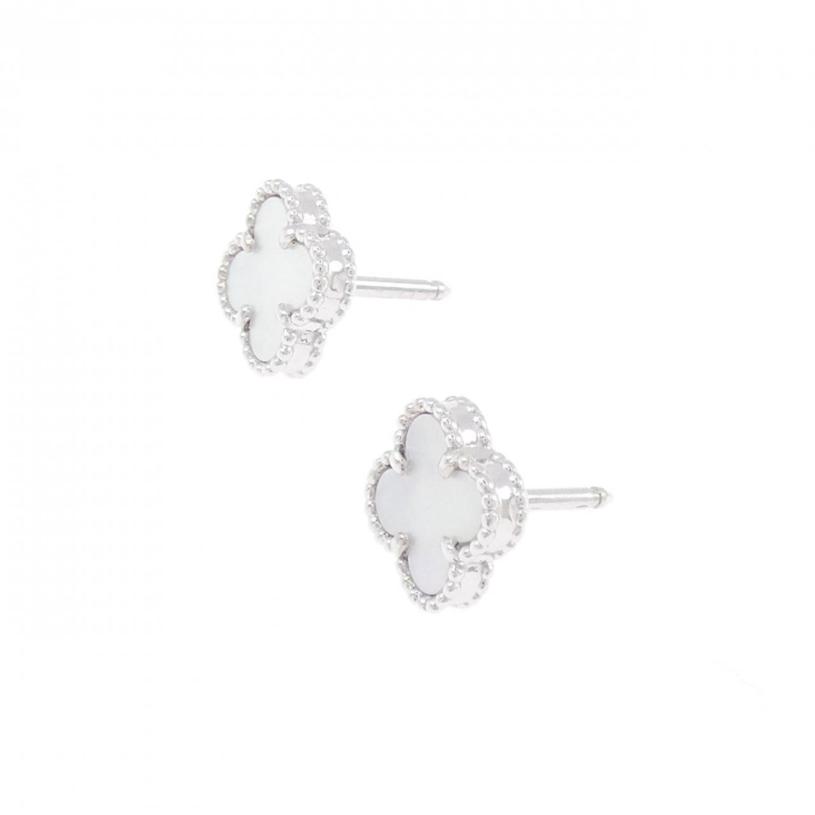 Van Cleef & Arpels Stud Earrings White Gold (18K) - 2