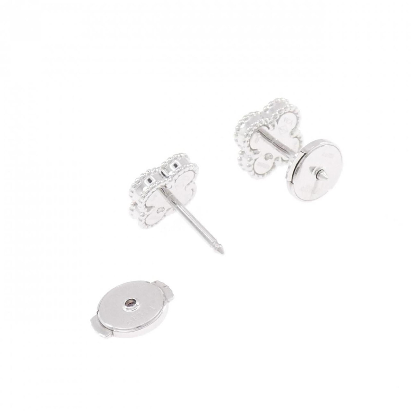 Van Cleef & Arpels Stud Earrings White Gold (18K) - 3