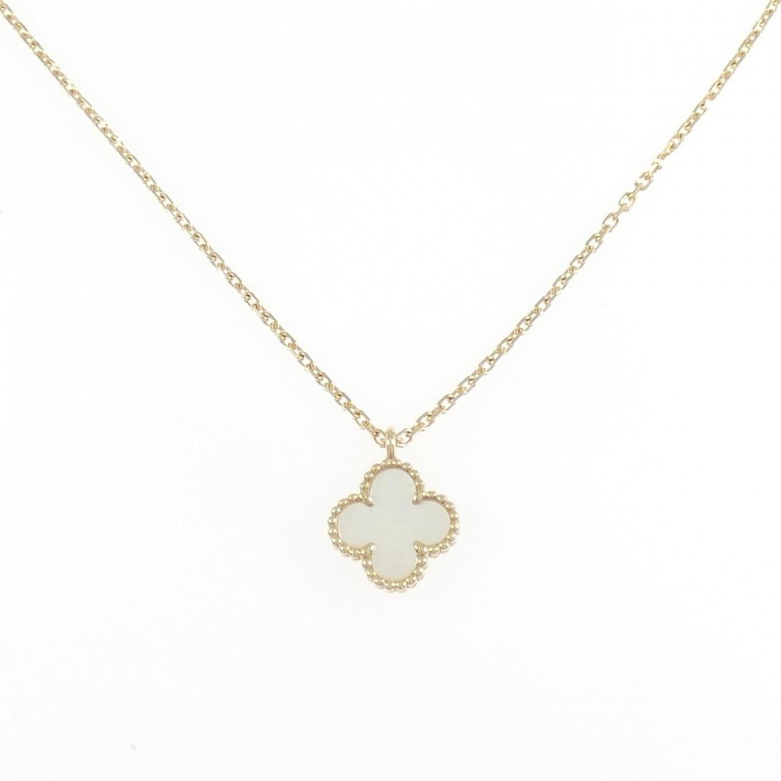 Alhambra Necklace by Van Cleef and Arpels: Alhambra Necklace by Van Cleef and Arpels Yellow Gold (18K) Alhambra Necklace by Van Cleef & Arpels. This elegant necklace features the iconic Alhambra motif, a signature design element from Van