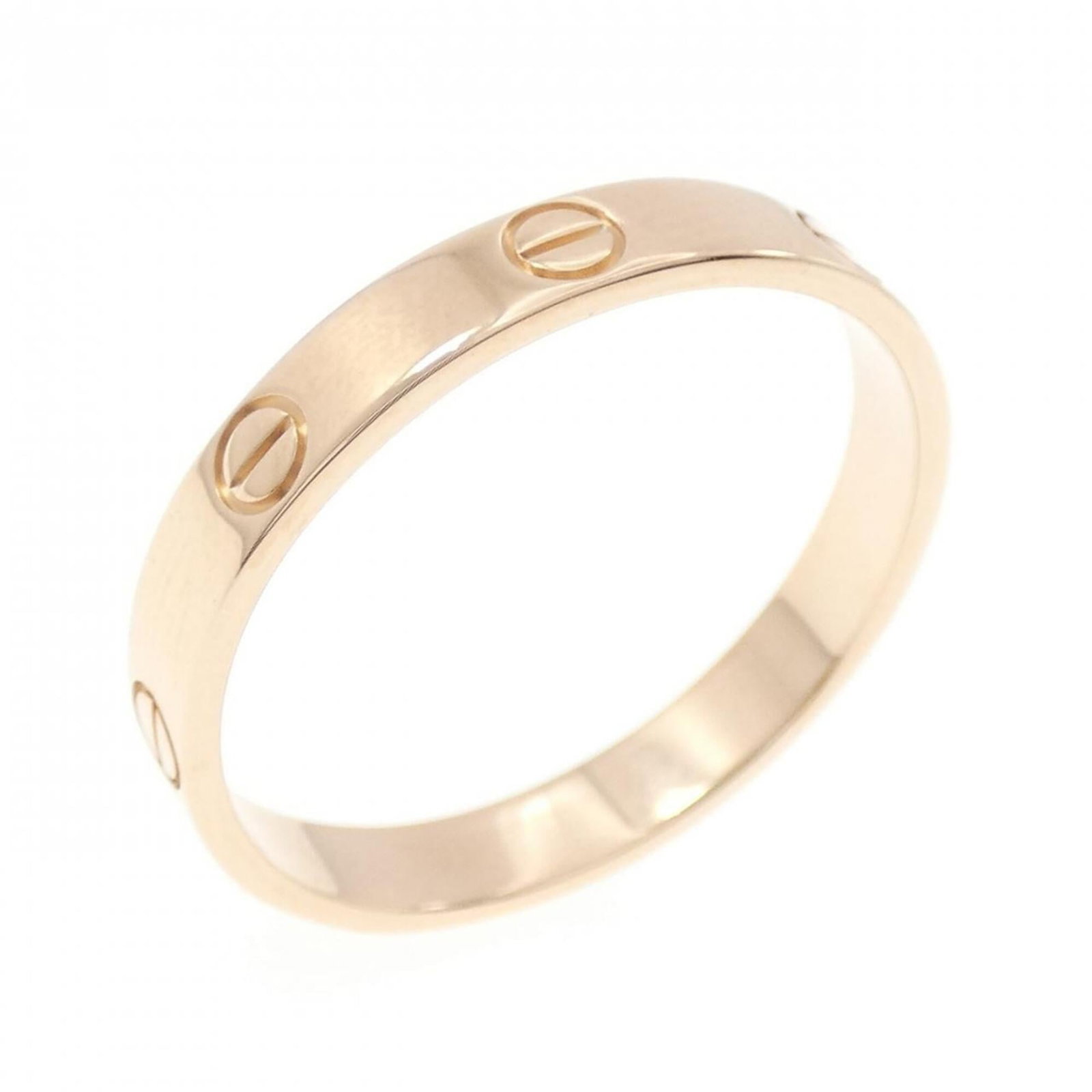 Pink gold 18k ring band from Cartier: Pink gold 18k ring band from Cartier Pink gold 18k Cartier ring band in excellent condition, featuring a subtle pink hue. The band bears some minor scratches and signs of wear, but remains in very goo