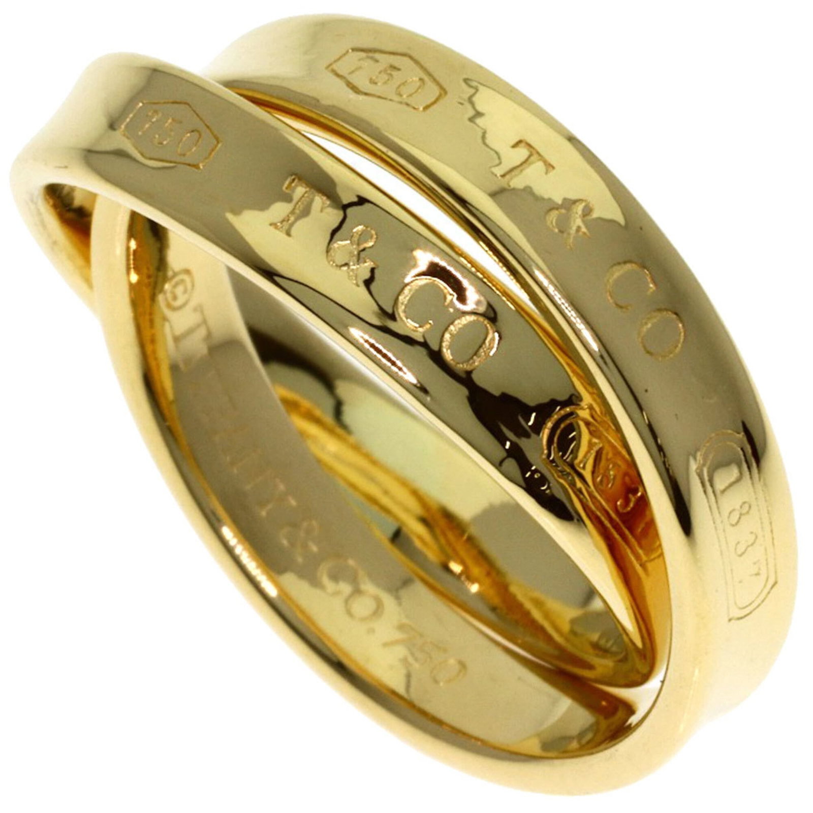 Tiffany Ring Gold Yellow 18K: Tiffany Ring Gold Yellow 18K Yellow gold 18K Tiffany band ring with a subtle elegance, featuring a classic design and a touch of sophistication. Made from durable 18K yellow gold, this ring boasts a c