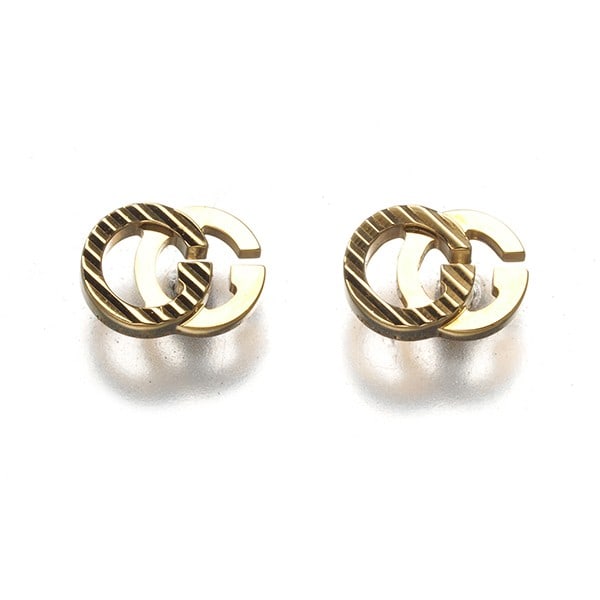 Gucci Earrings Gg Running 18K 750 Yellow Gold: Gucci Earrings Gg Running 18K 750 Yellow Gold 18k yellow gold GG Running earrings from GUCCI, featuring the iconic brand style. These stud earrings showcase the signature GG Running motif in high-qual