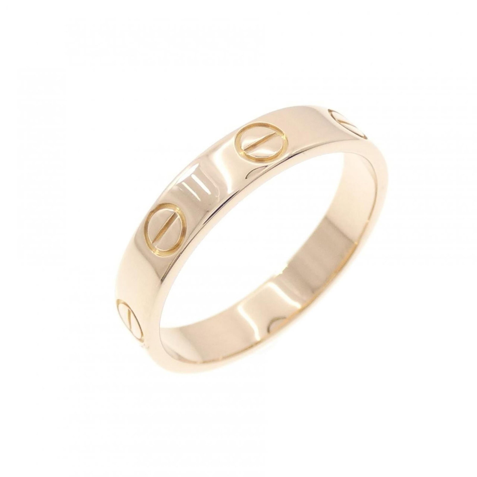 Pink gold 18k ring band from Cartier: Pink gold 18k ring band from Cartier Pink gold 18k Cartier ring band in excellent condition, with hardly any traces of usage. This lovely piece features the iconic pink gold material and a classic des