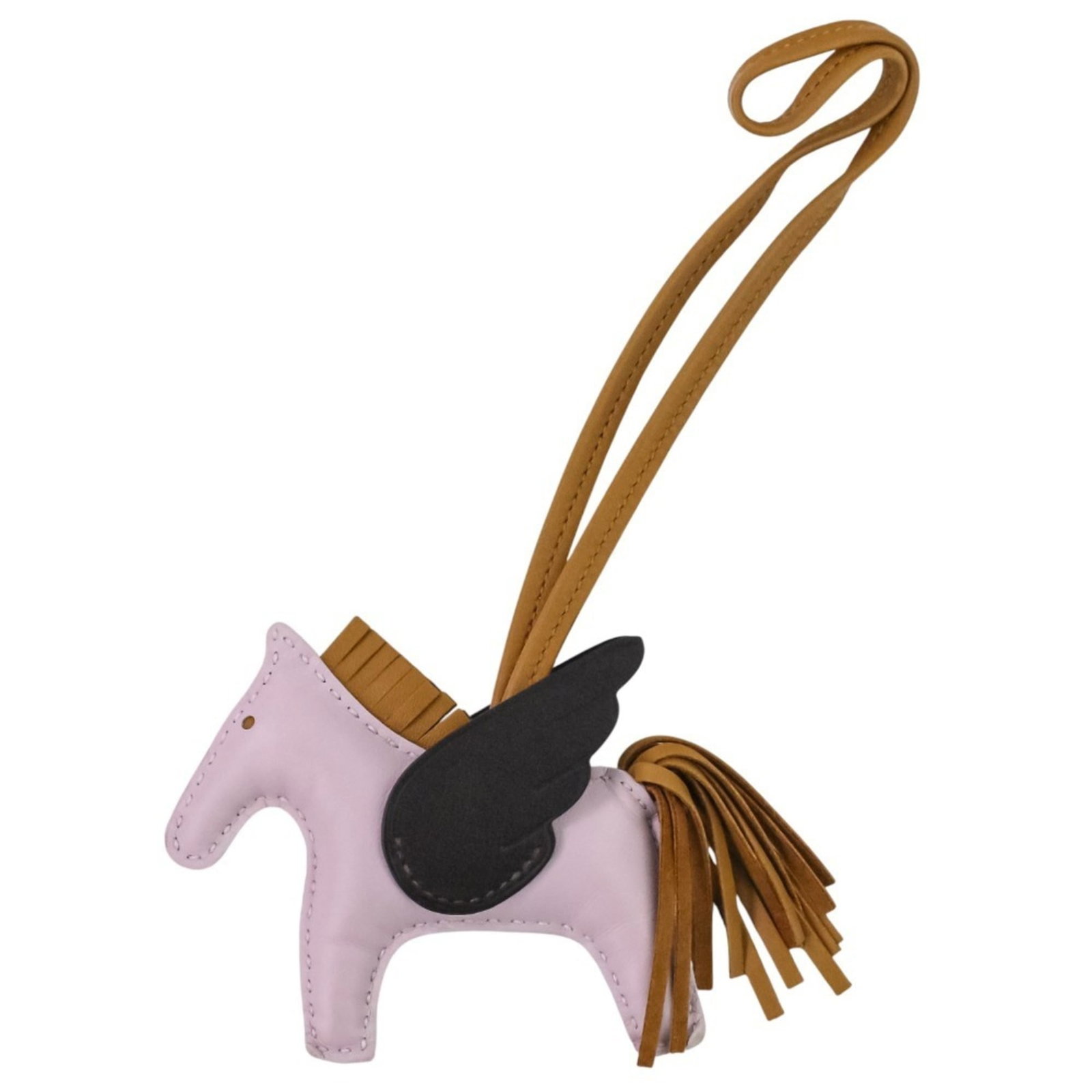 Swift handbag leather agneau Milo Hermes: Swift handbag leather agneau Milo Hermes Swift handbag leather agneau Milo Hermes - A like-new, used Swift handbag in Ebene and Pink, featuring Agneau Milo leather with a signature. Measuring 70mm x