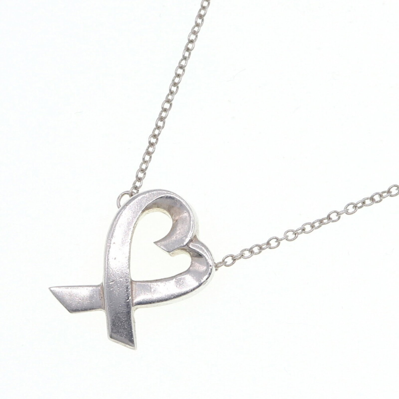 Tiffany Necklace Paloma Picasso Loving Heart Sv Sterling Silver 925 Pendant Choker Women'S Tiffany: Tiffany Necklace Paloma Picasso Loving Heart Sv Sterling Silver 925 Pendant Choker Women'S Tiffany Sterling Silver 925 Paloma Picasso Loving Heart Pendant Choker from Tiffany, featuring a beautiful