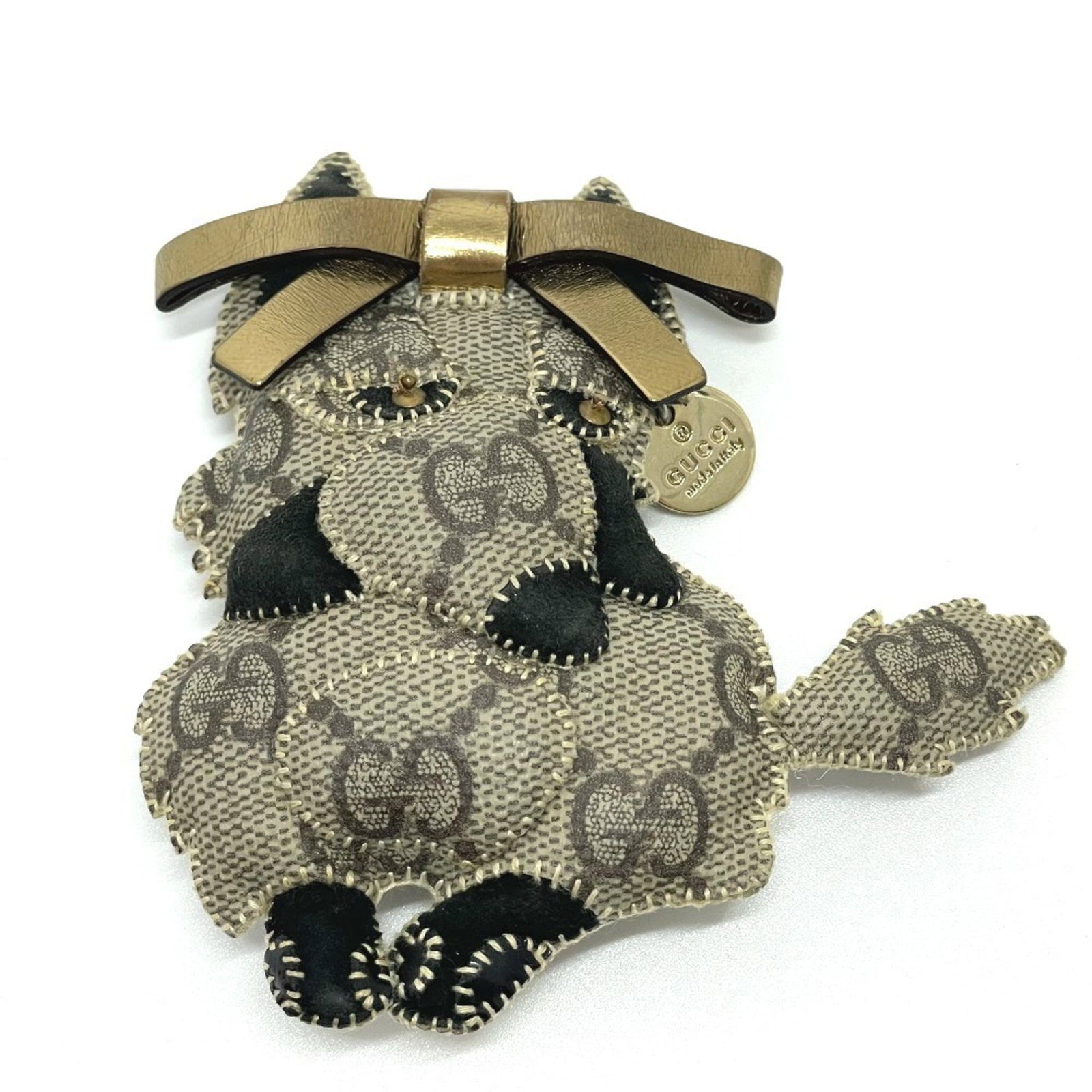 Handbag Charm Gucci Supreme: Handbag Charm Gucci Supreme Item Specifics: Brand: Gucci Type: Handbag Charm Gender: Women Material: Gg Supreme Color: Beige Condition: Used (good), Traces of usage, scratches / dirt can be seen but