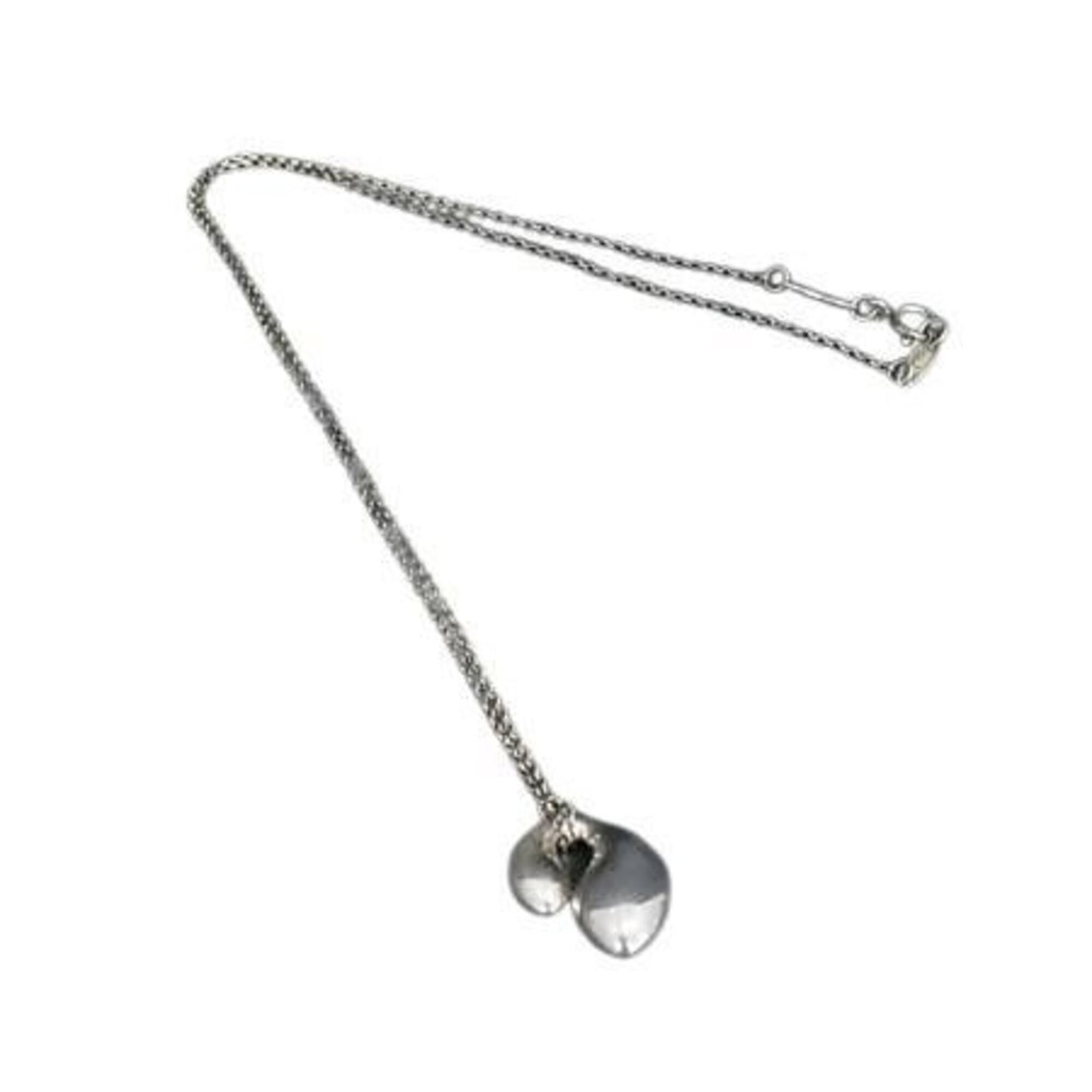 Tiffany Elsa Peretti Sv925 Women's Double Teardrop Necklace (1 of 4)