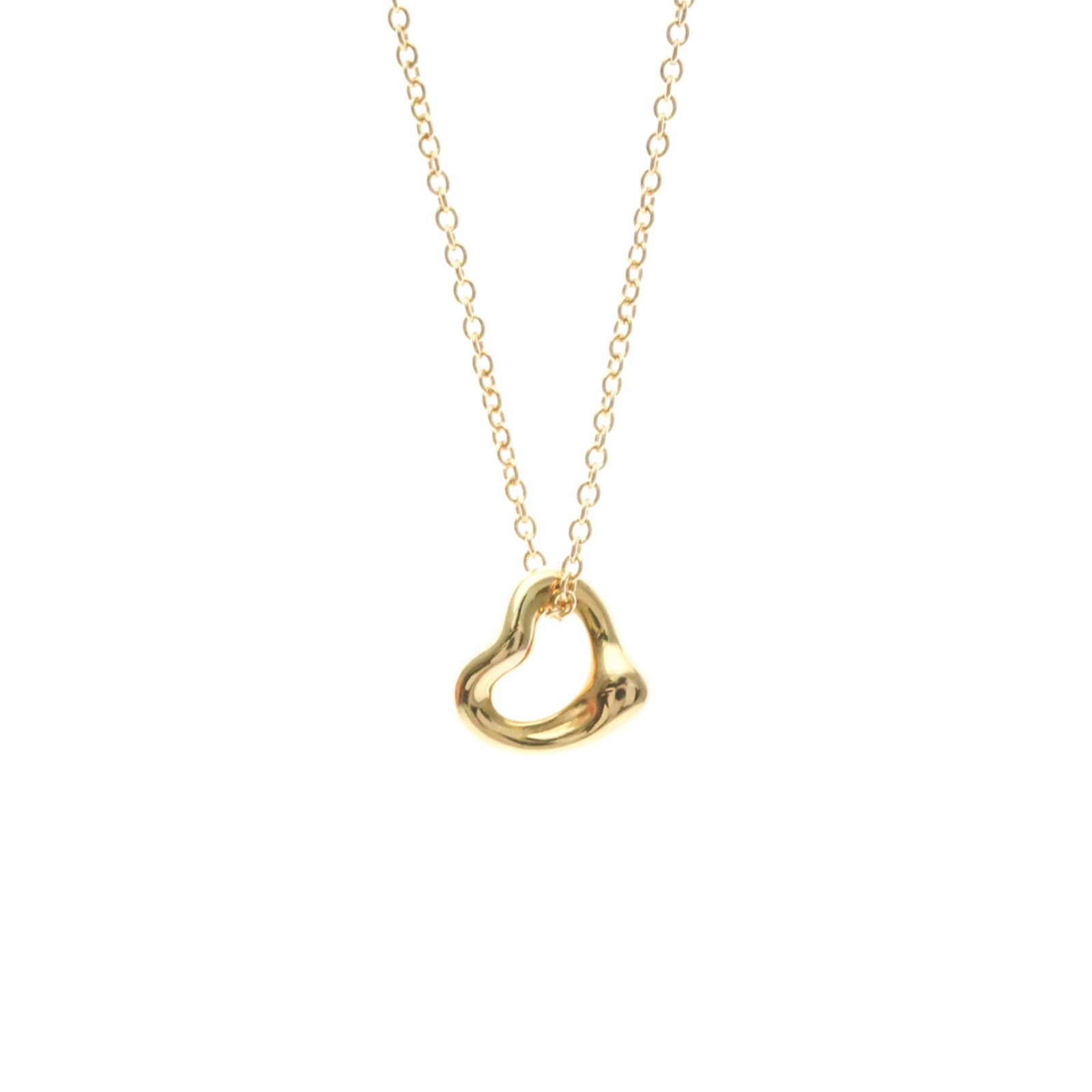 Tiffany Open Heart Extra Mini Necklace Pink Gold (18K) No Stone Menwomen Fashion Pendant Necklace: Tiffany Open Heart Extra Mini Necklace Pink Gold (18K) No Stone Menwomen Fashion Pendant Necklace Pink Gold (18K) Tiffany Open Heart Pendant Necklace, a delicate fashion statement. This 40.5 cm