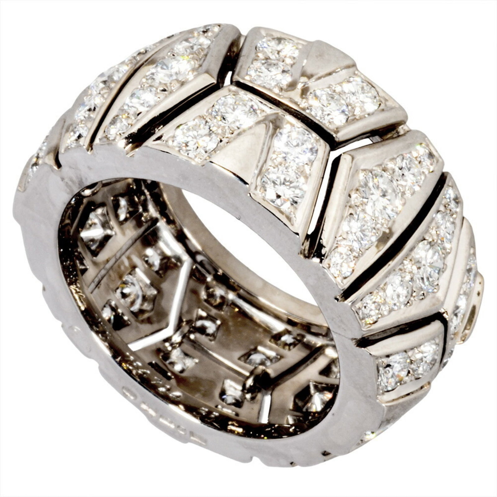 White Gold Cartier Band Ring 18K (1 of 9)